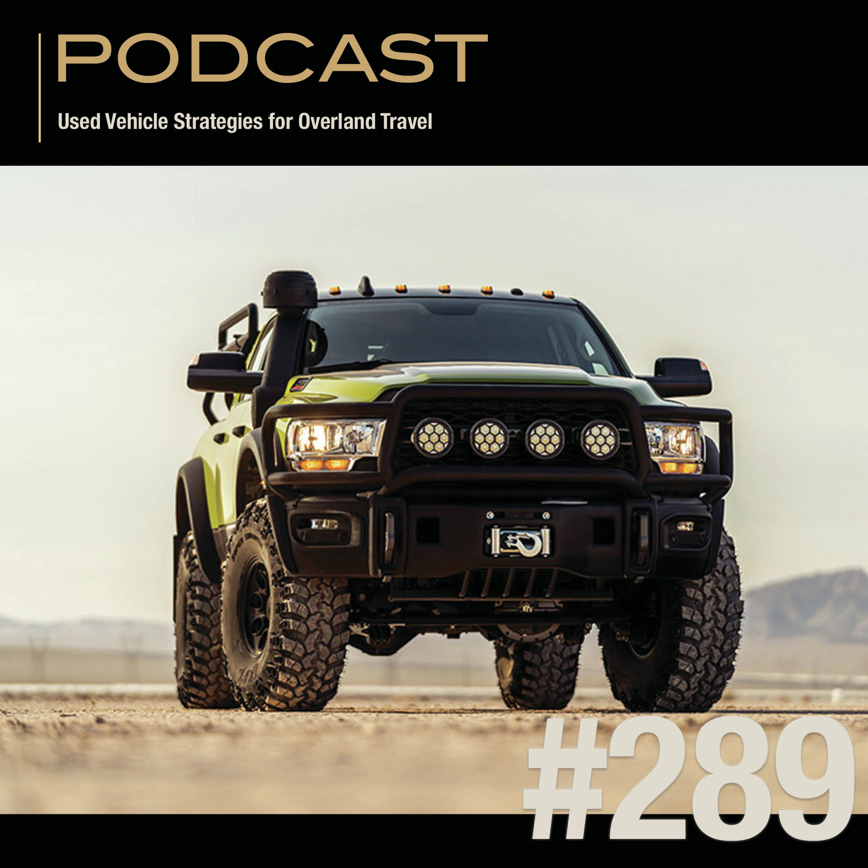 Used Vehicle Strategies for Overland Travel