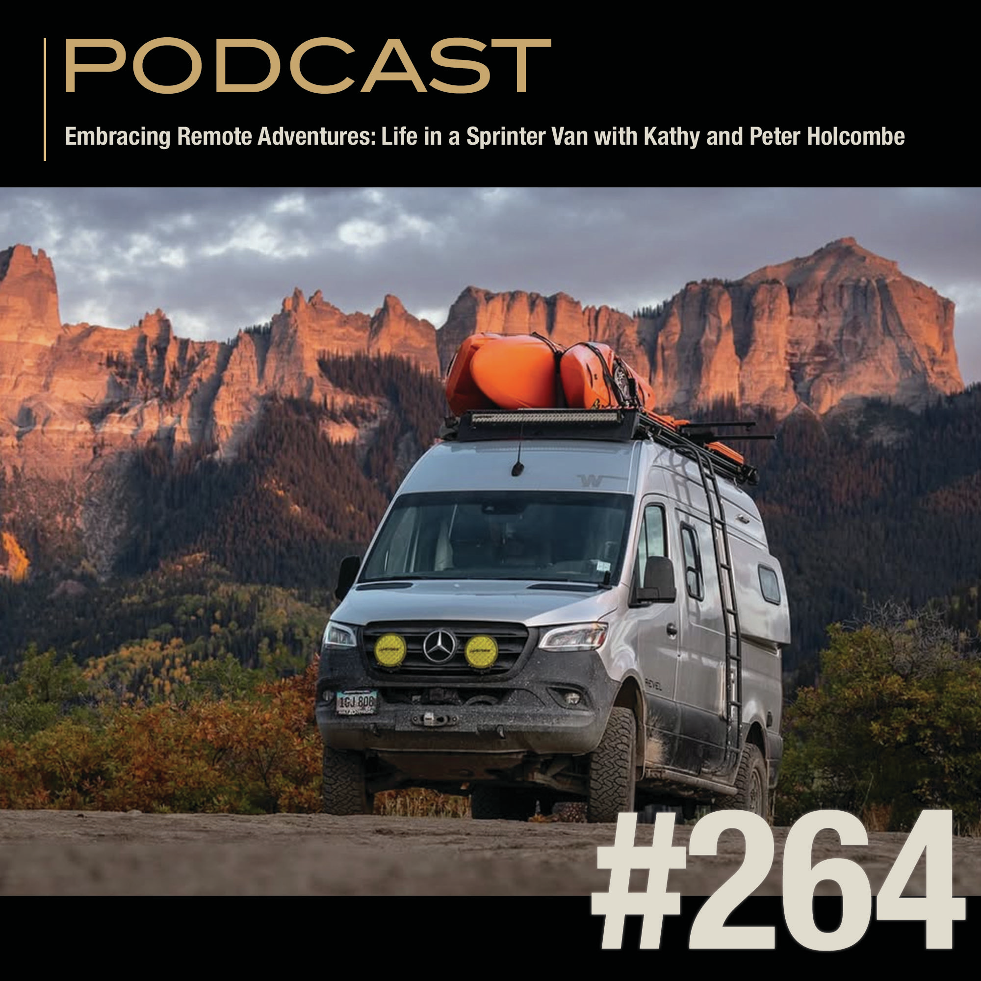 Embracing Remote Adventures: Life in a Sprinter Van with Kathy and Peter Holcombe episode artwork