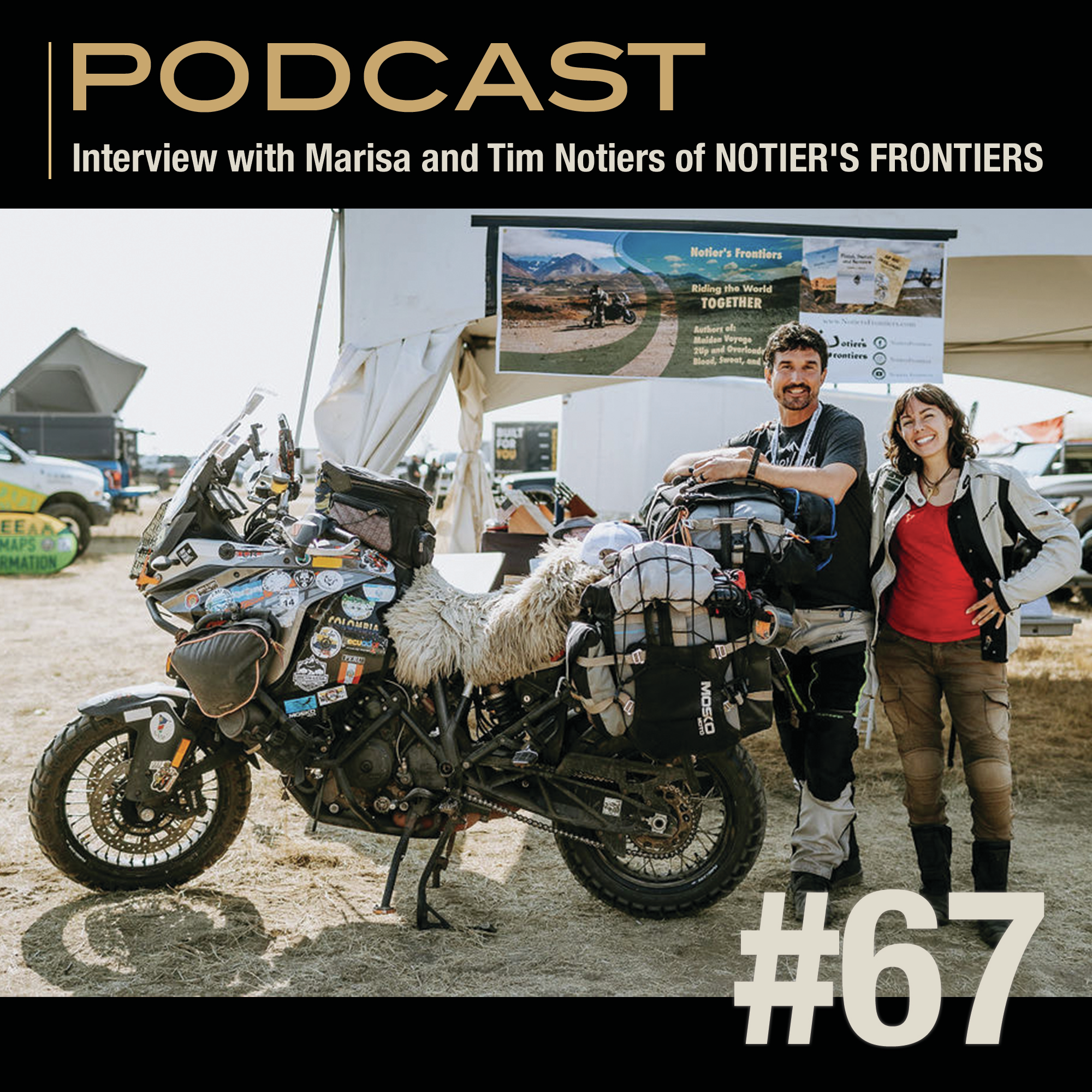 Marisa and Tim Notier: Notier's Frontiers Adventure Motocycling episode artwork