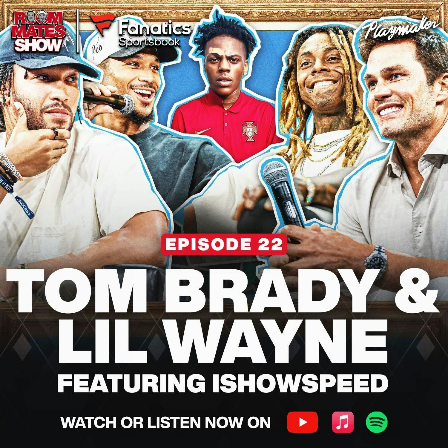 GOATs Unite: Tom Brady, Lil Wayne, Jalen & Josh Trade Roasts & Stories + Speed Crashes The Pod