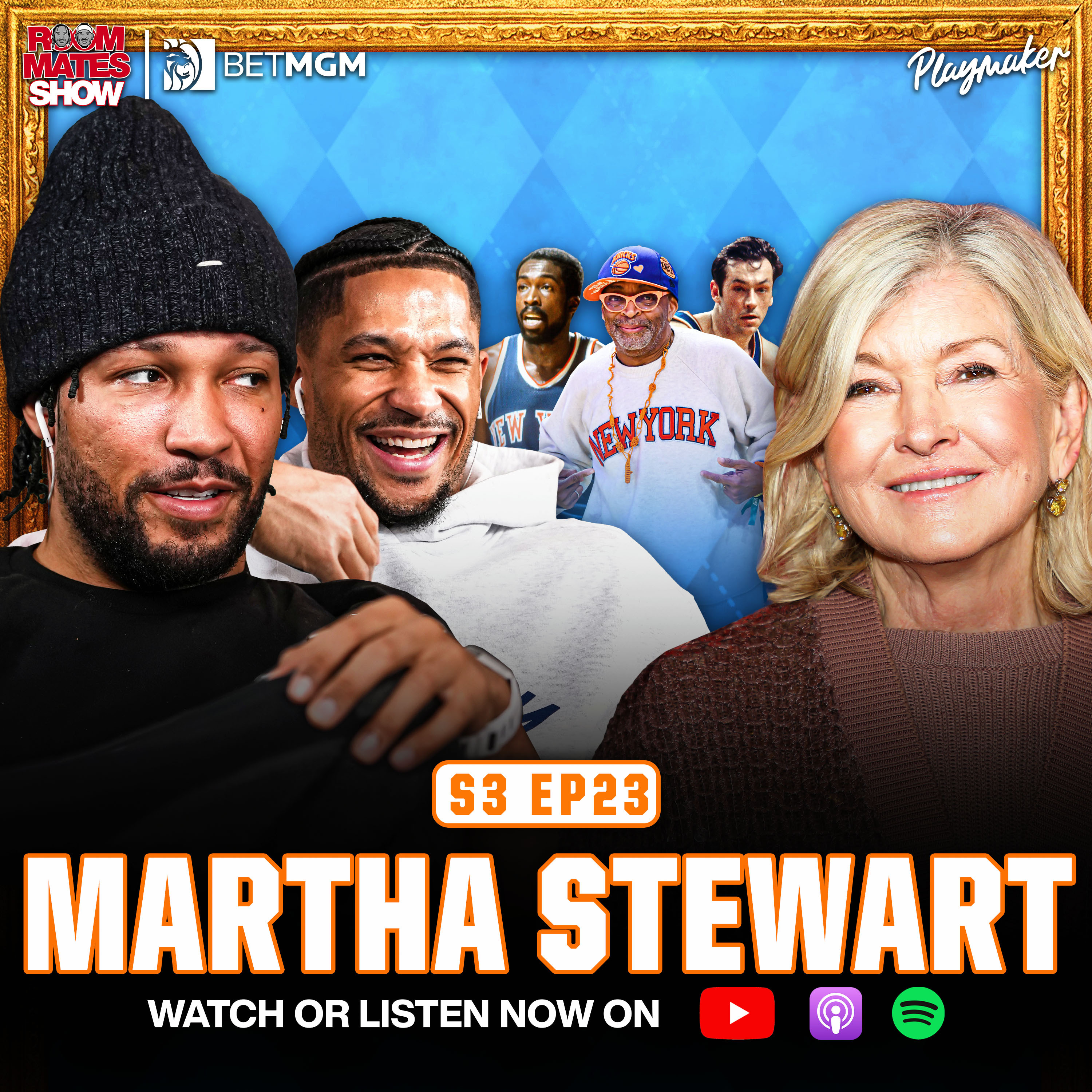 Martha Stewart Blames Jalen For BREAKING Her Toe, Roasts Josh's Energy + Knicks' Good Luck Charm?
