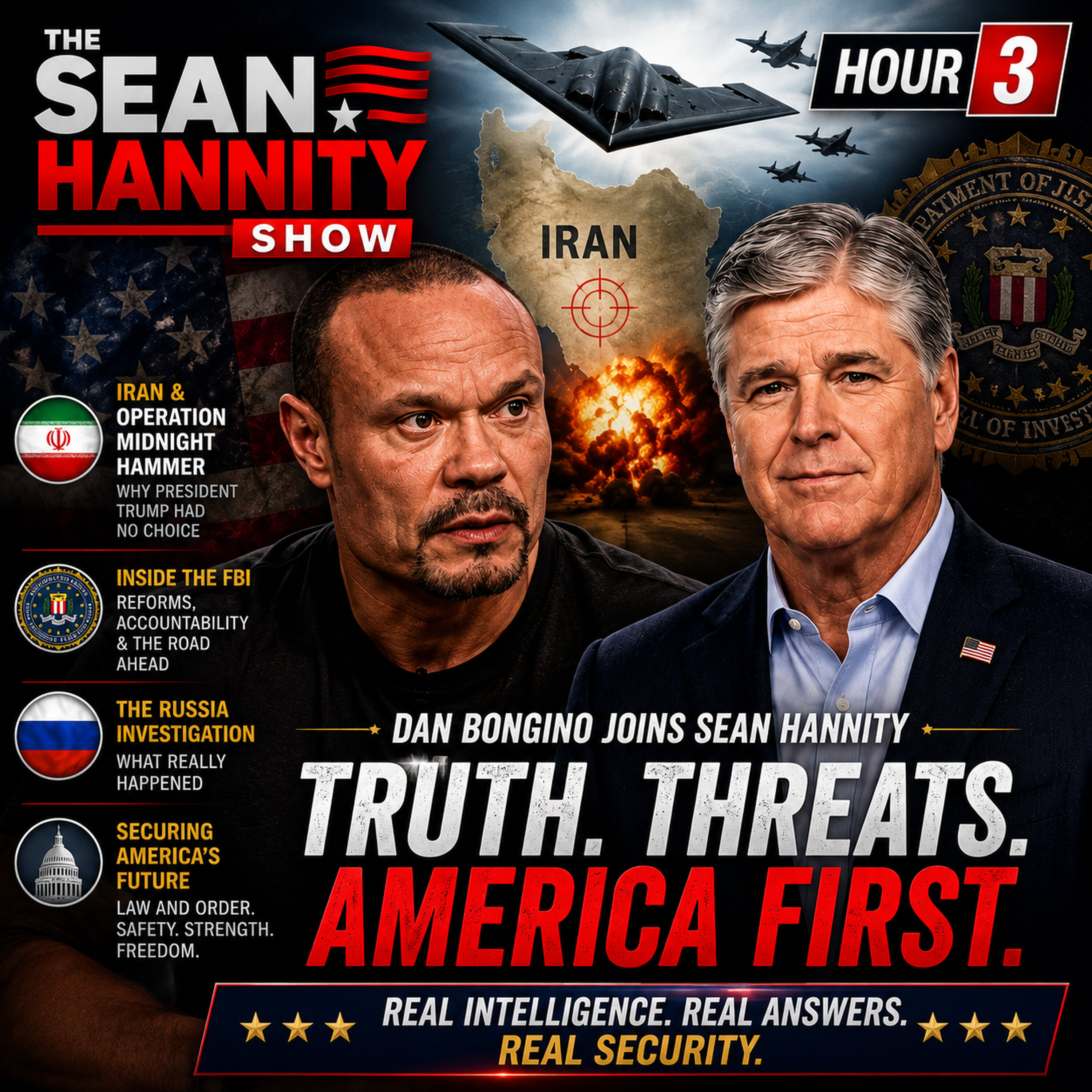 Dan Bongino on Iran, Intelligence & America’s Security artwork