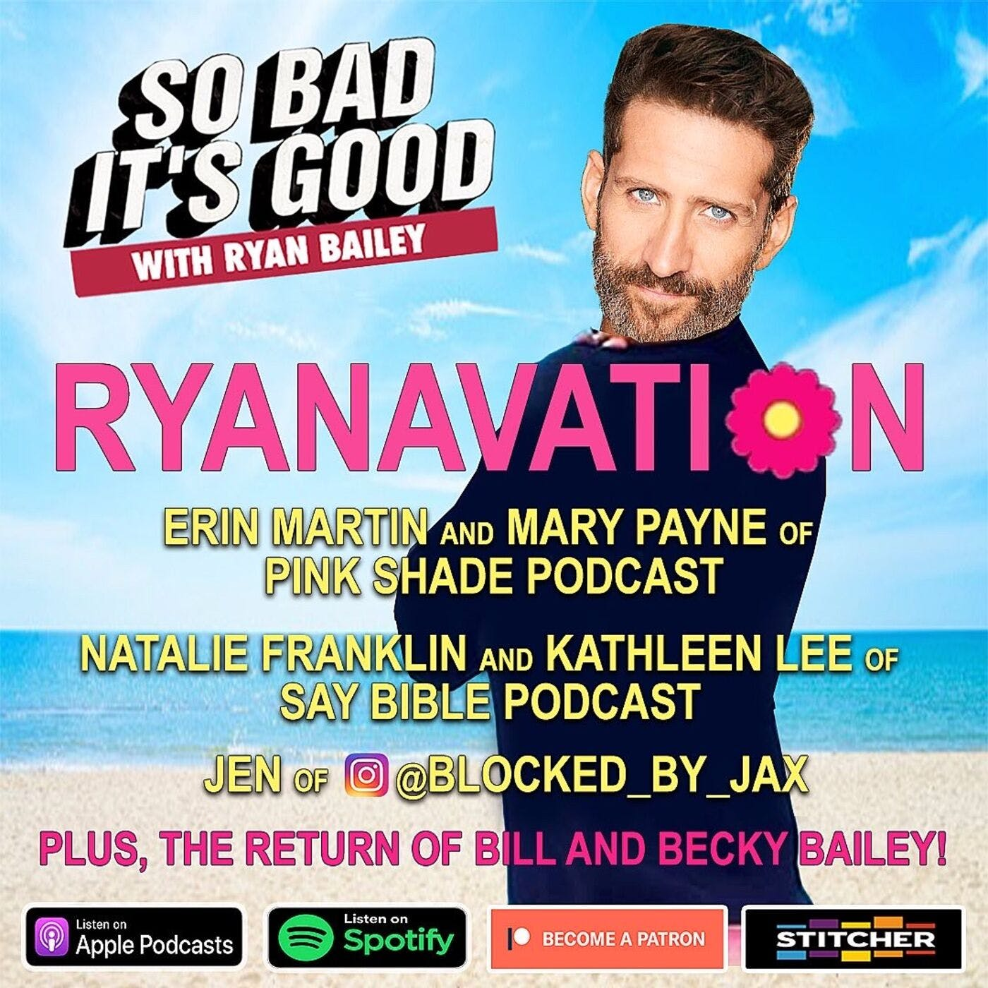 So Bad It's Good Episode 55 Part 1: THUNDER ROLLS (GARTH BROOKS) with Special Guests Pink Shade with Erin Martin, Mary Payne Gilbert, Jen from @BLOCKED_BY_JAX and the ladies of SAY BIBLE!!!!!!!  Plus, the return of Bill and Becky Bailey!