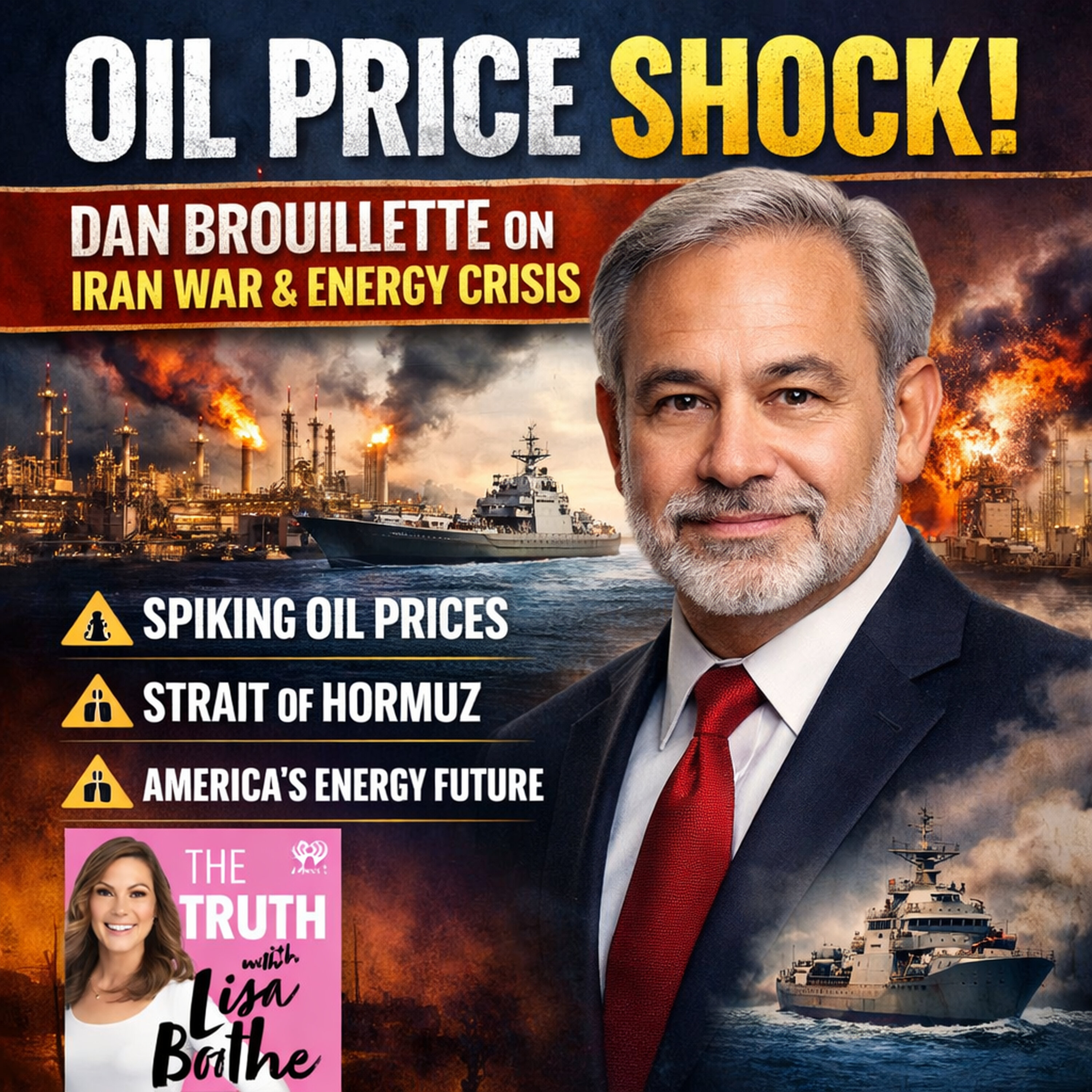 The Truth with Lisa Boothe: Oil Price Shock: Former Energy Secretary Dan Brouillette on Iran War, Global Oil Markets, and America’s Energy Future The Truth with Lisa Boothe: Oil Price Shock: Former Energy Secretary Dan Brouillette on Iran War, Global Oil Markets, and America’s Energy Future