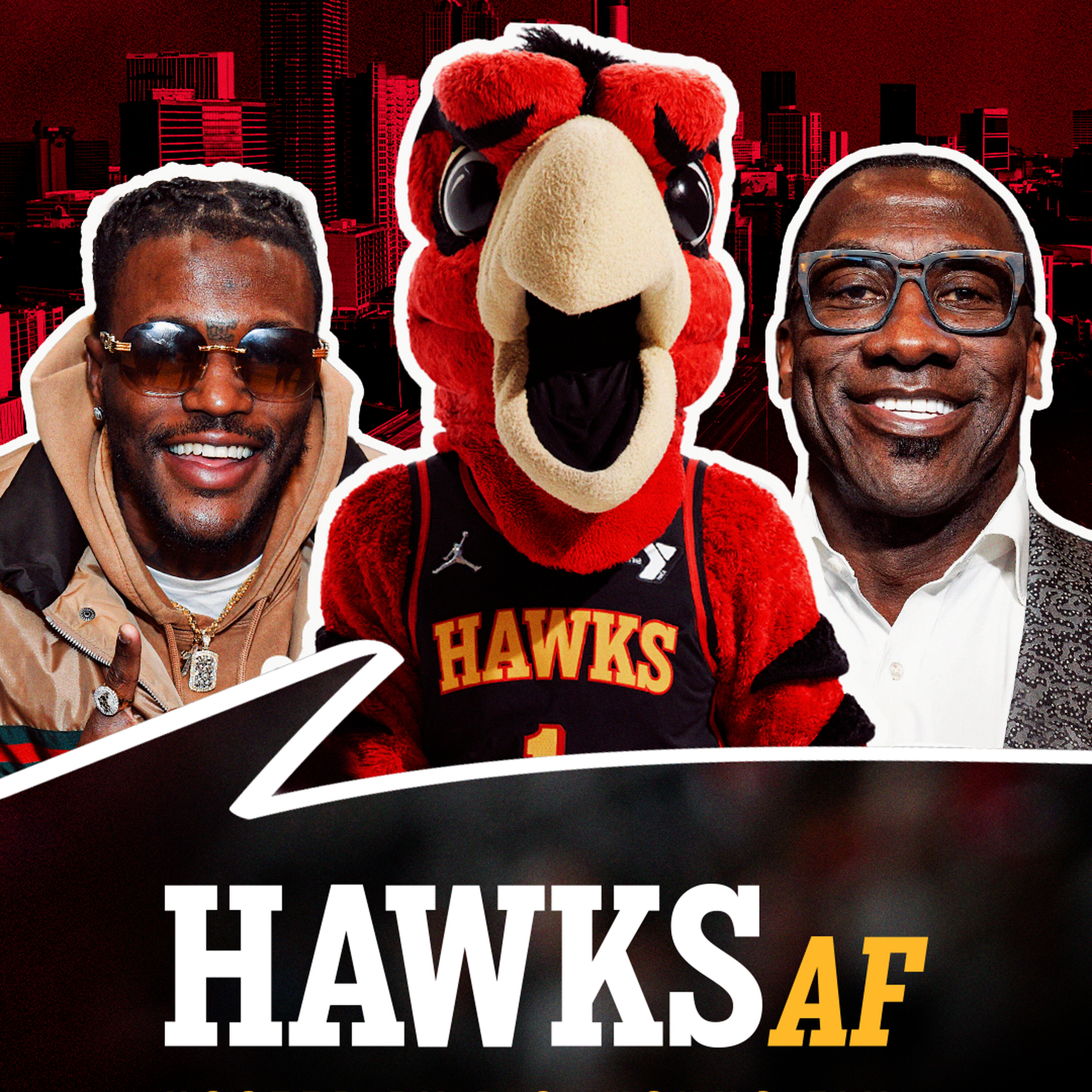 Episode art: Hawks AF - Jeff Teague on the 2015 team, getting left by the team bus, becoming a podcast sensation
