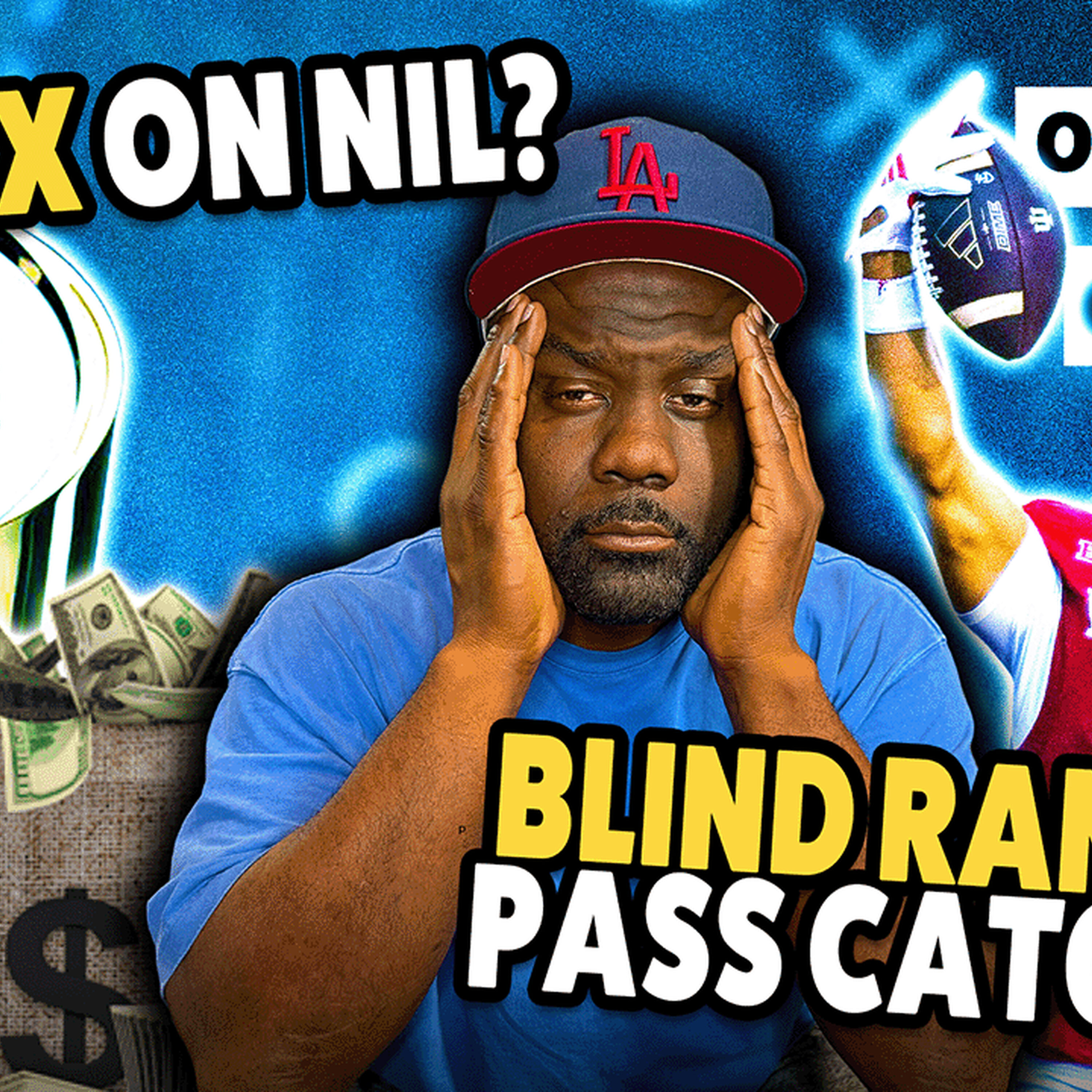 No Tax on College Football NIL, WR/TE Rankings, 24 Team CFP Supporters, Diego Pavia episode artwork