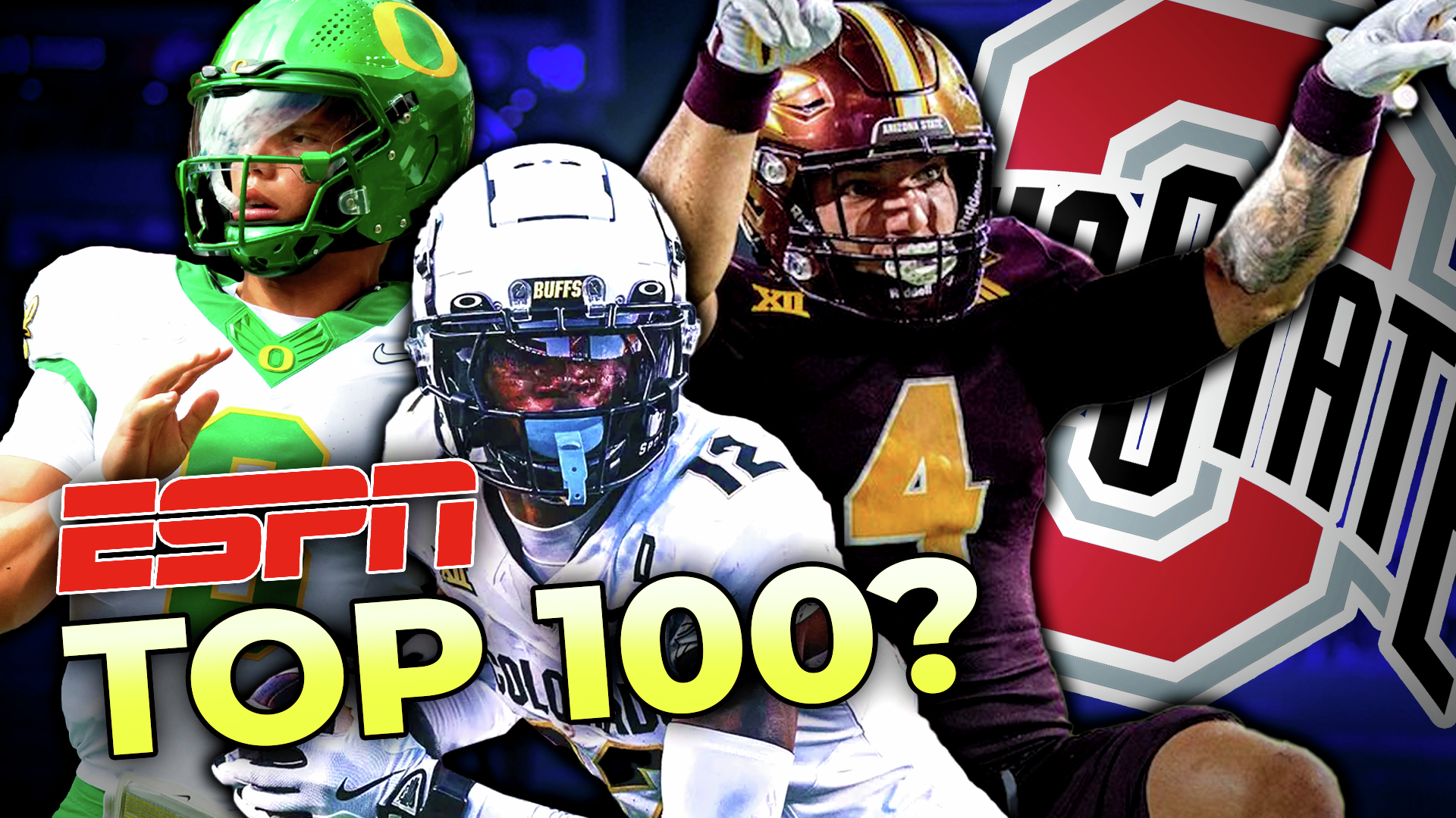 ESPN Top 100 Reaction, Ohio State vs Knowles, CFB Regular Season