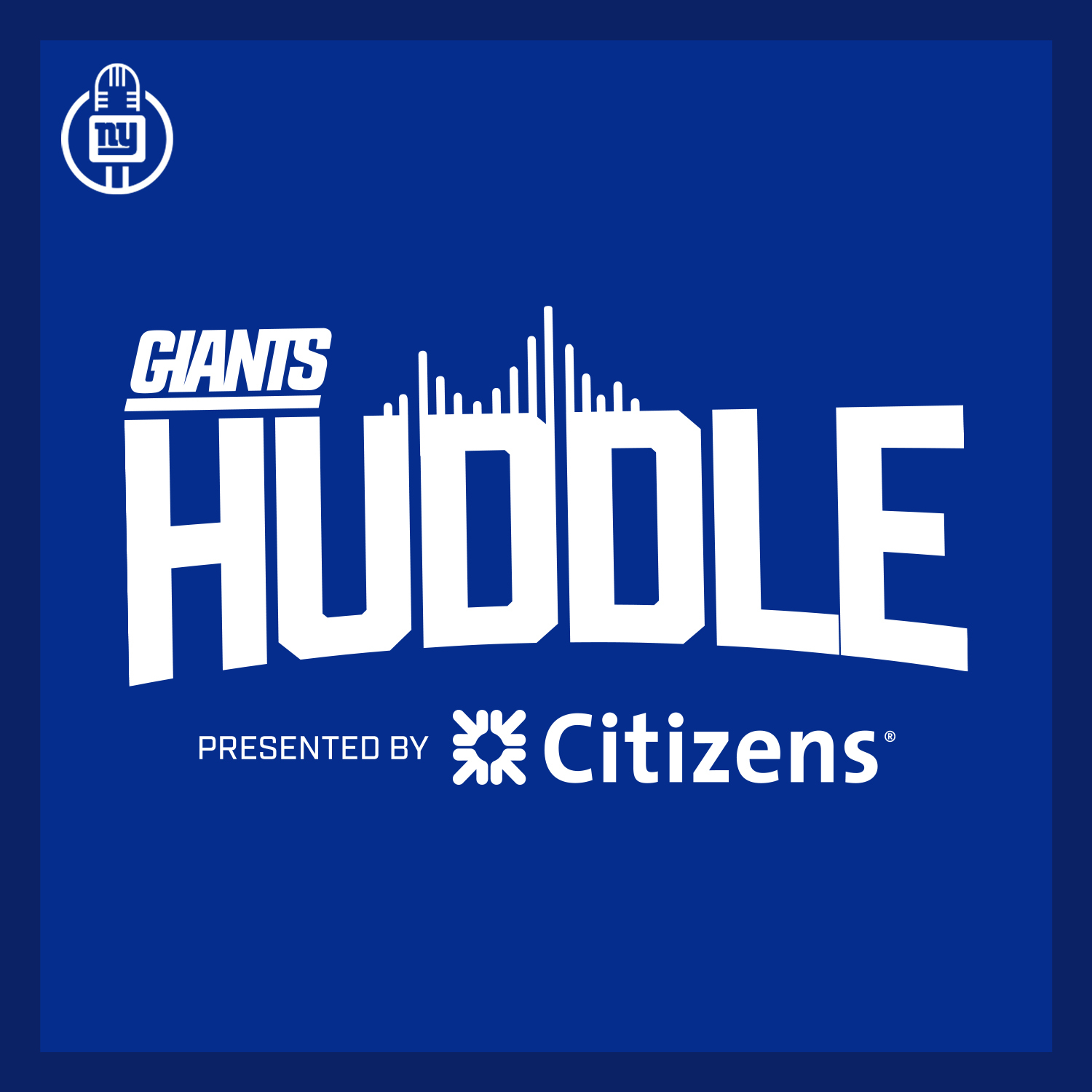 Giants Huddle | Andrew Thomas