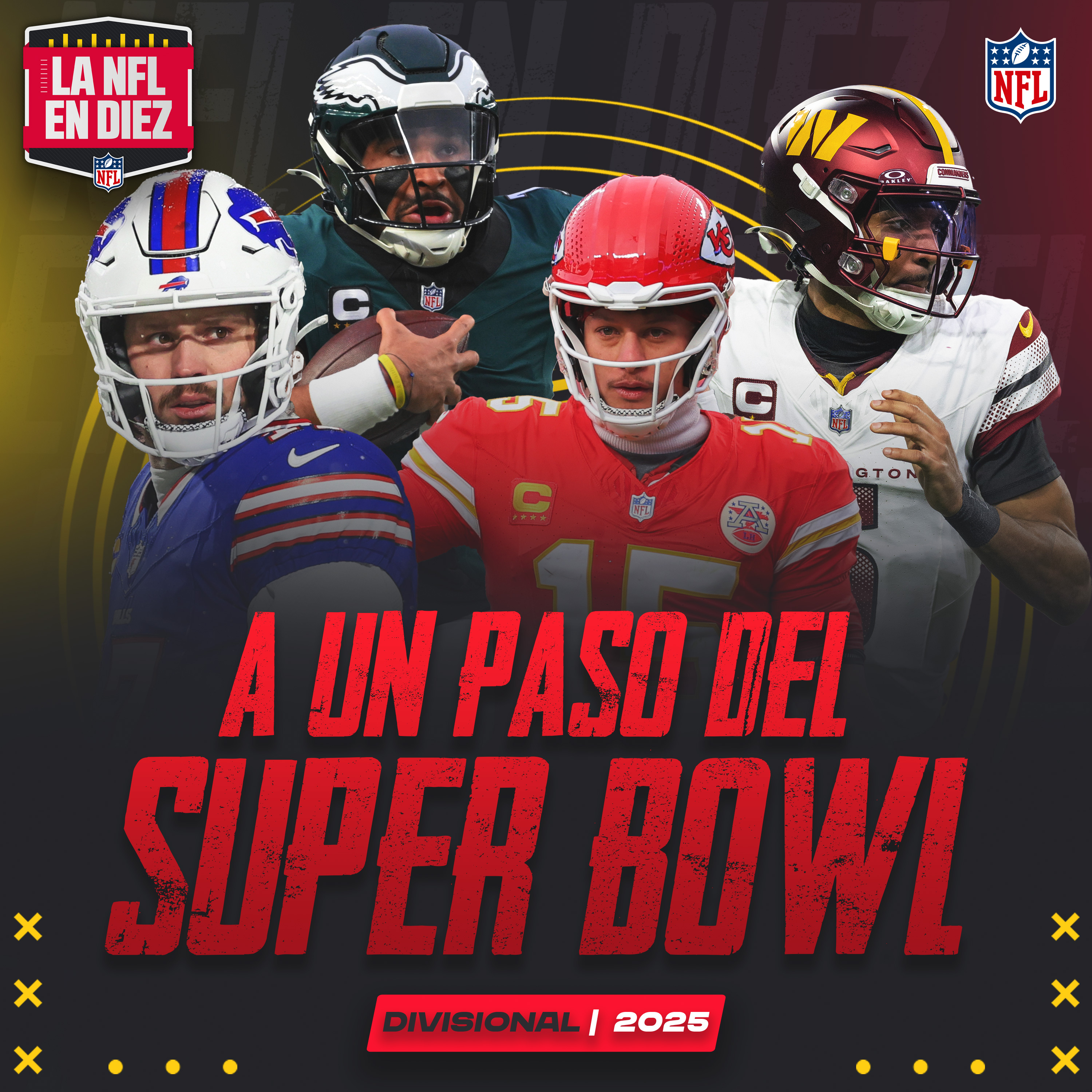 Listas las finales de Conferencia: Chiefs jugará su séptima en casa | Commanders y su historia de Cenicienta episode artwork