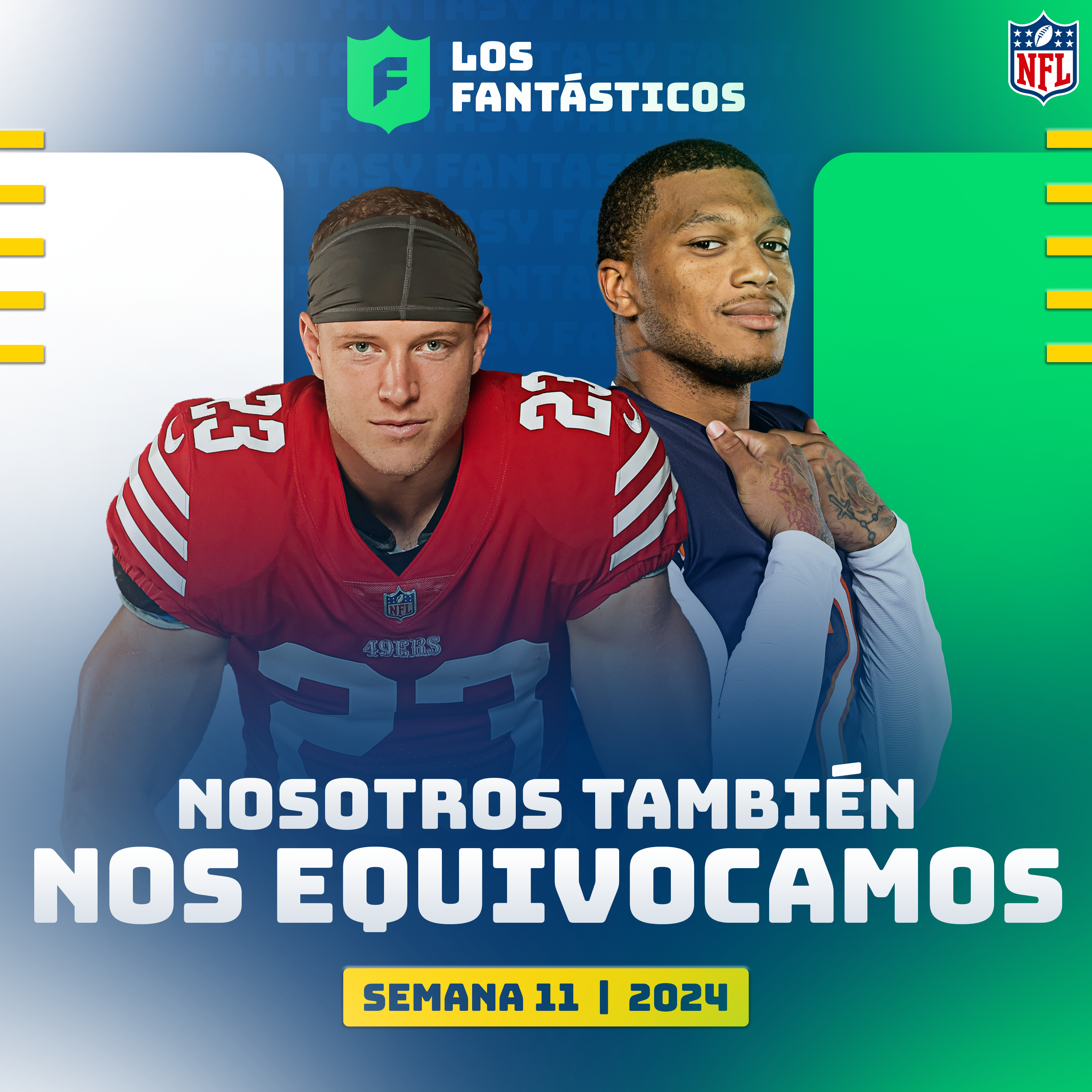 Subestimamos a McCaffrey; ¿Podemos rescatar algo de los Bears para fantasy? | Atínale a la proyección episode artwork