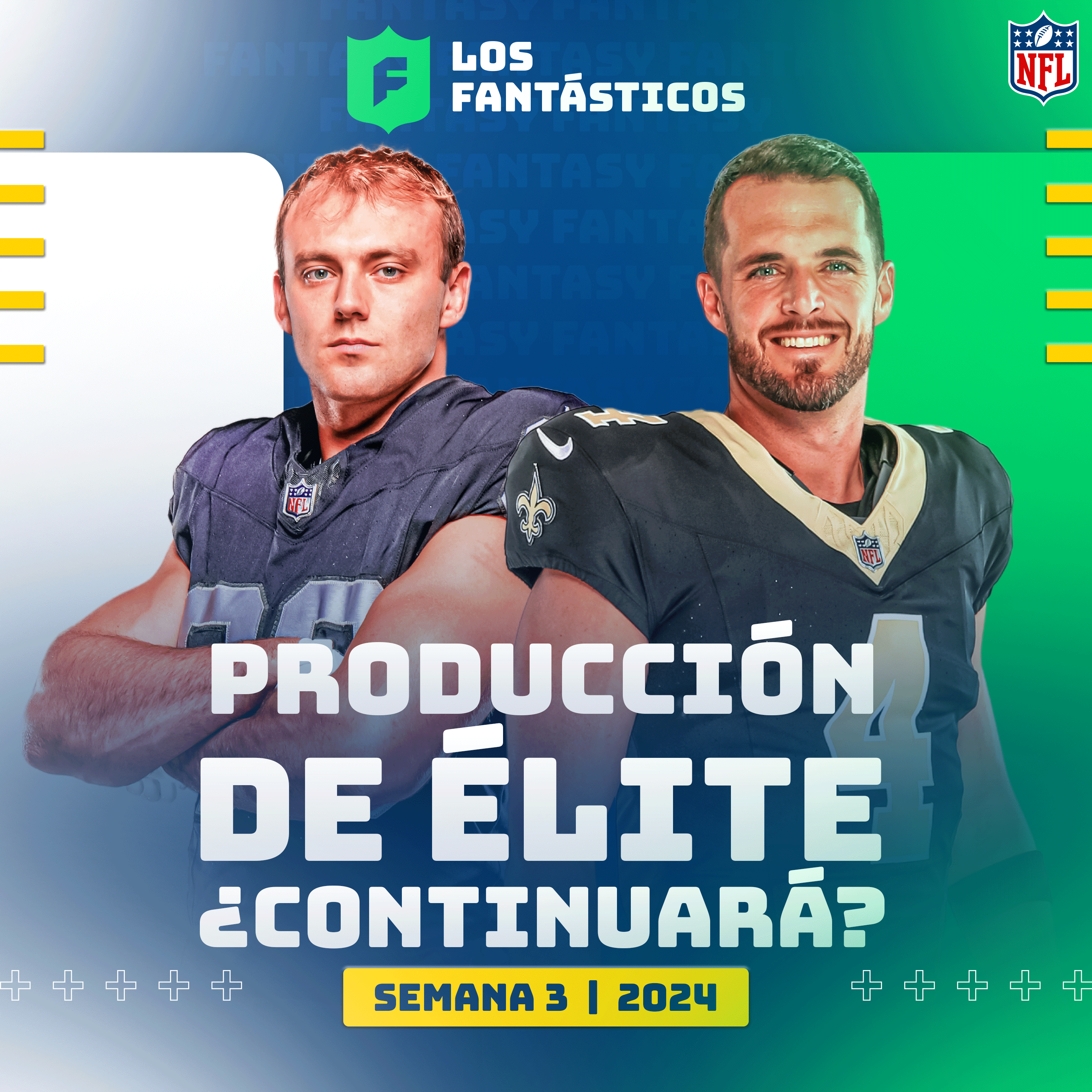 Negro panorama de lesiones ¿Pueden Derek Carr y Brock Bowers salvar a tus equipos? episode artwork
