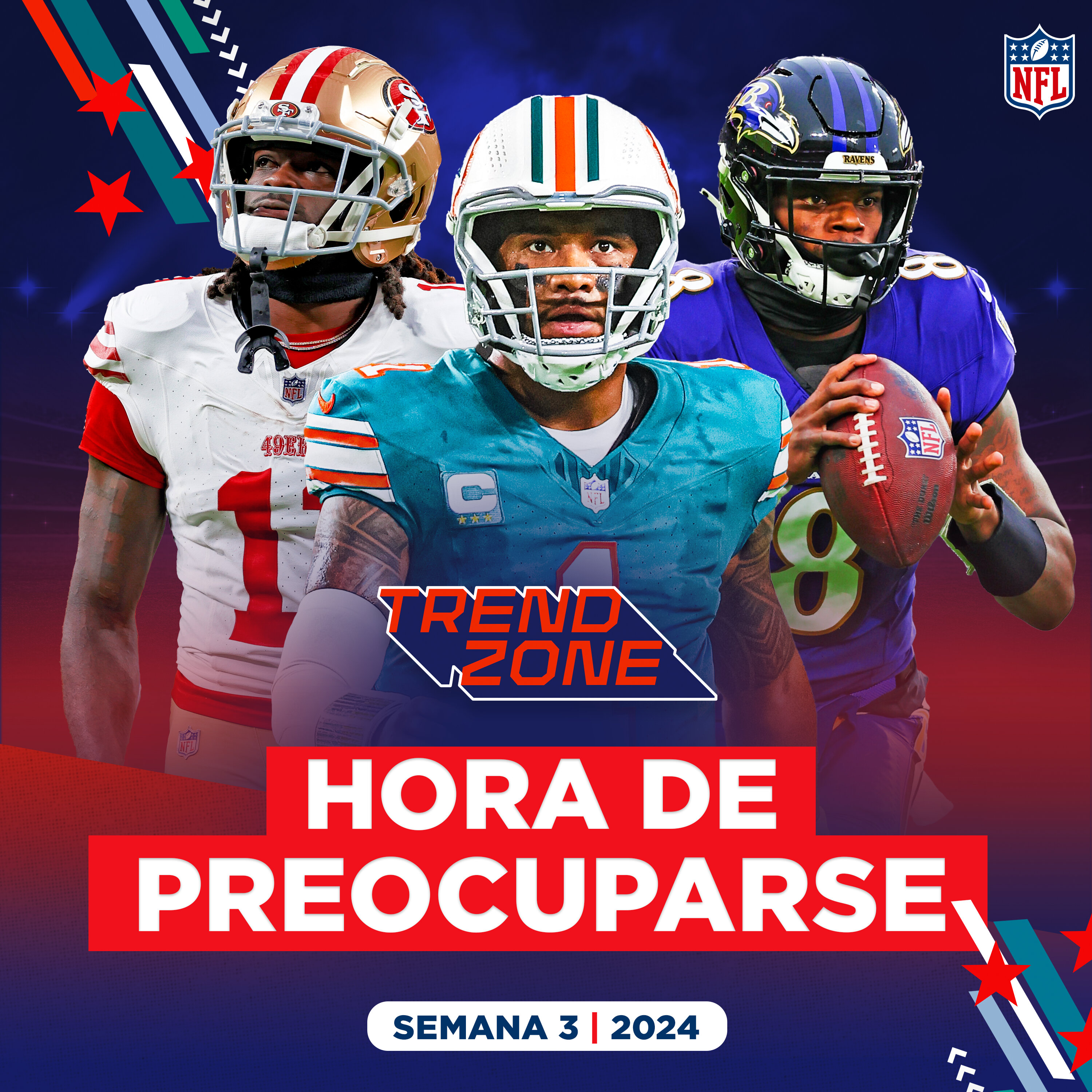Baltimore y San Francisco, con SERIOS problemas; Tua y Miami en ALERTA; Bills, PODEROSOS episode artwork