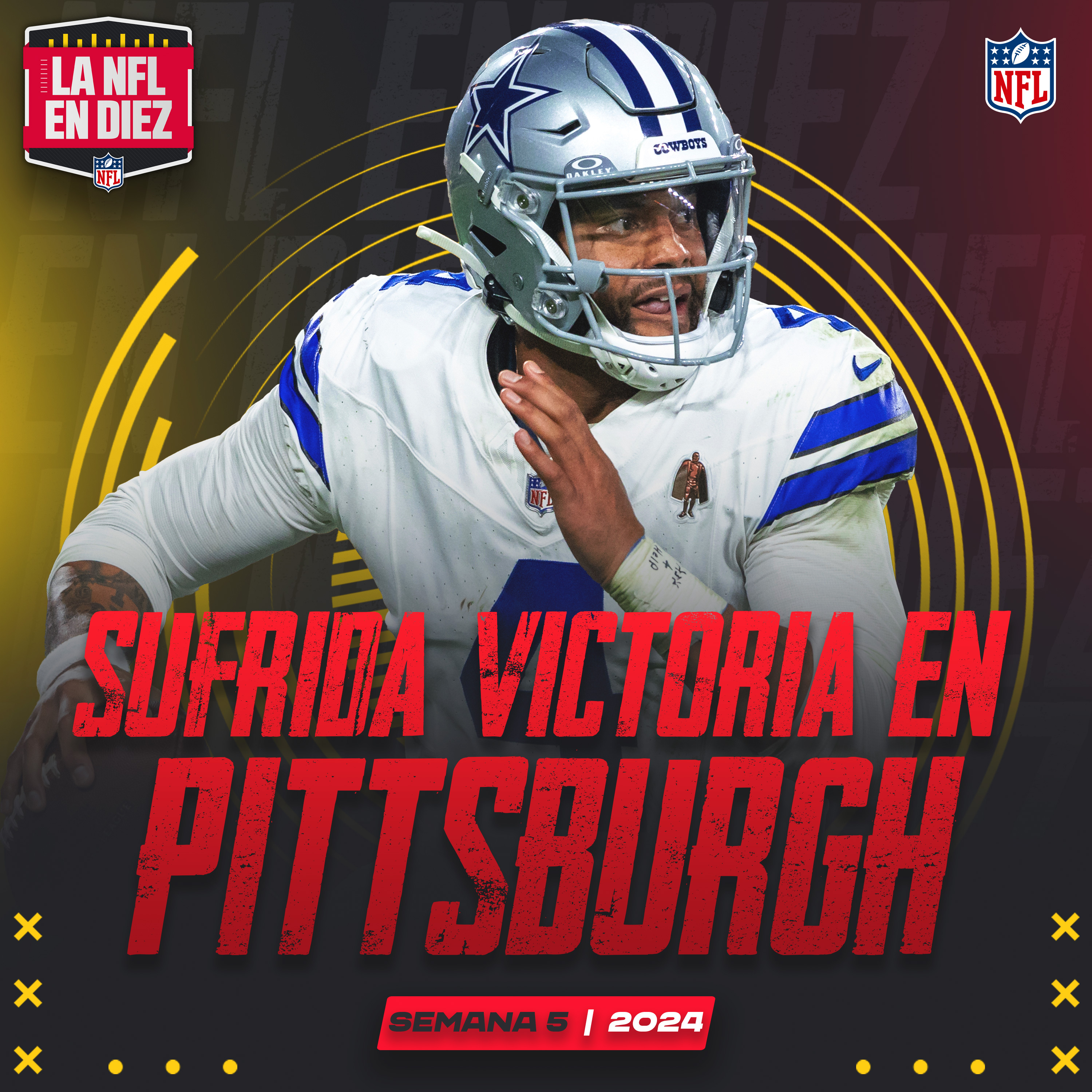 Cowboys escapa de Pittsburgh con victoria | Ravens remonta a Bengals y vence | Vikings todavía invictos episode artwork