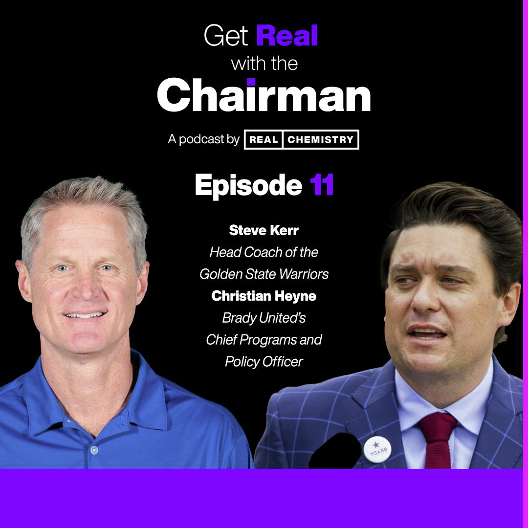 NBA Legend Steve Kerr and Brady United want Safer Gun Legislation episode artwork