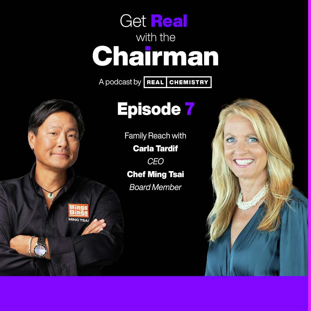 Family Reach, with CEO Carla Tardif and Iron Chef Ming Tsai episode artwork
