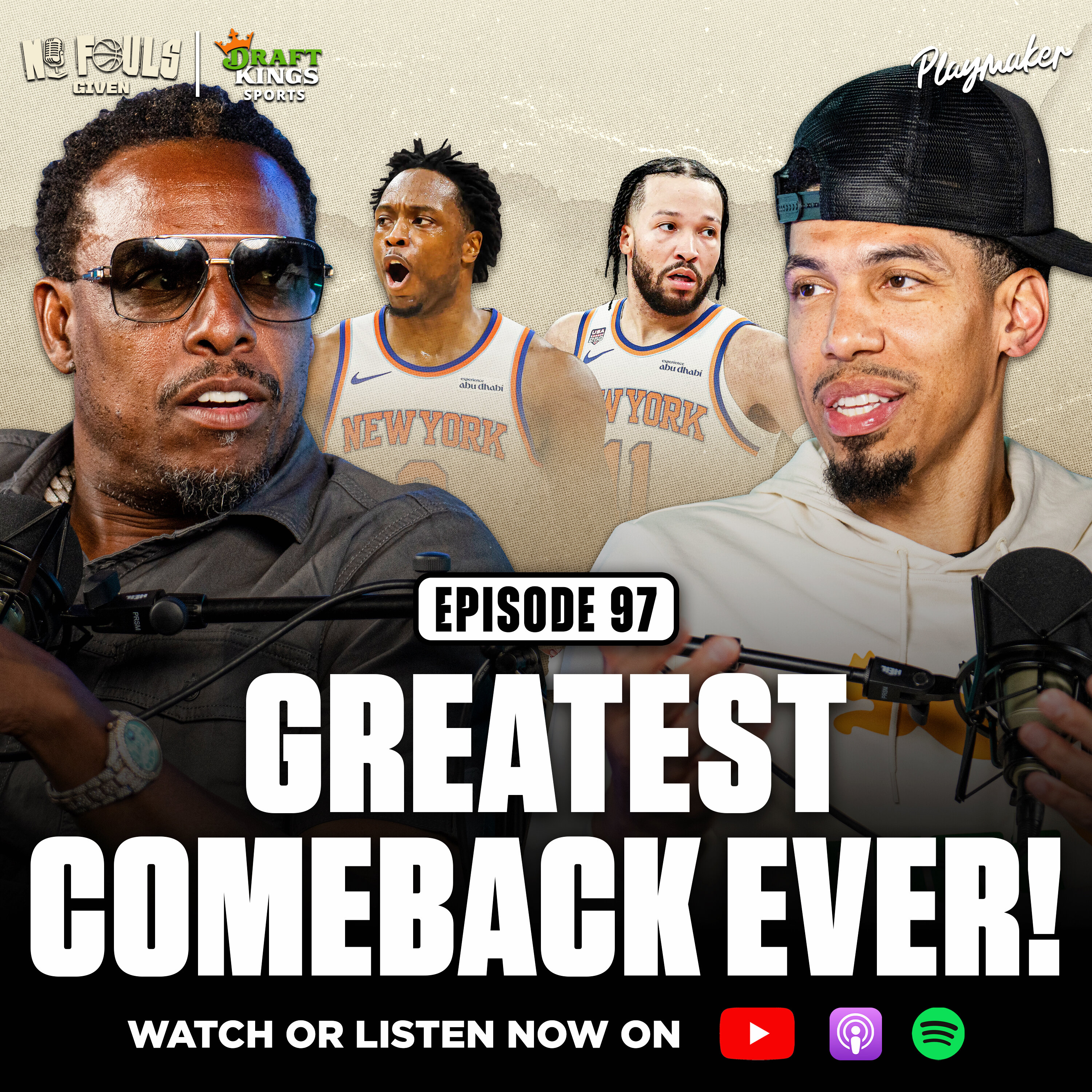 Knicks HISTORIC Comeback Set Up 3-1 Lead, Spurs' Bright Future & Fan Violence | Anunoby Finals MVP? episode artwork
