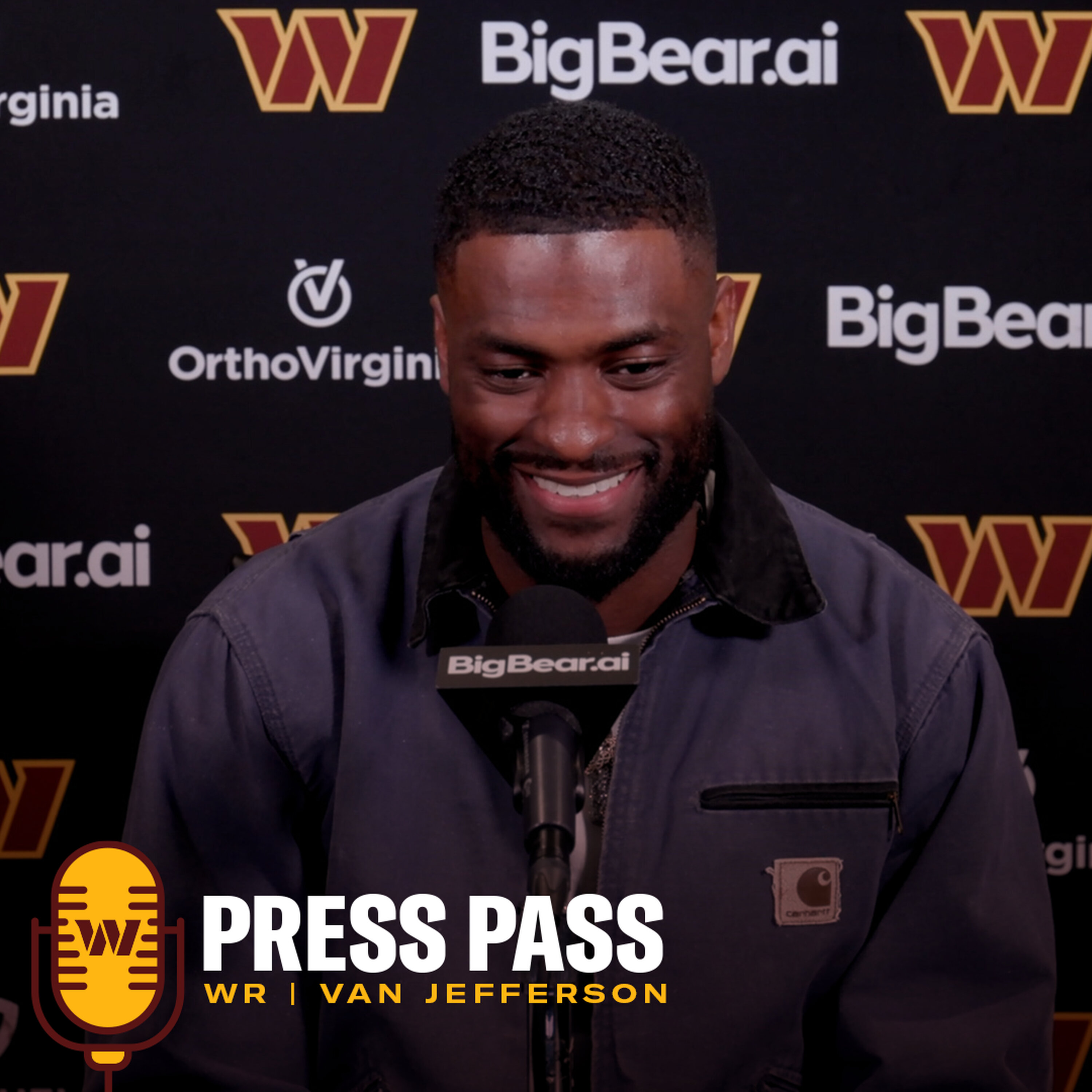 WR Van Jefferson | March 17, 2026 | Press Pass | Washington Commanders | NFL episode artwork