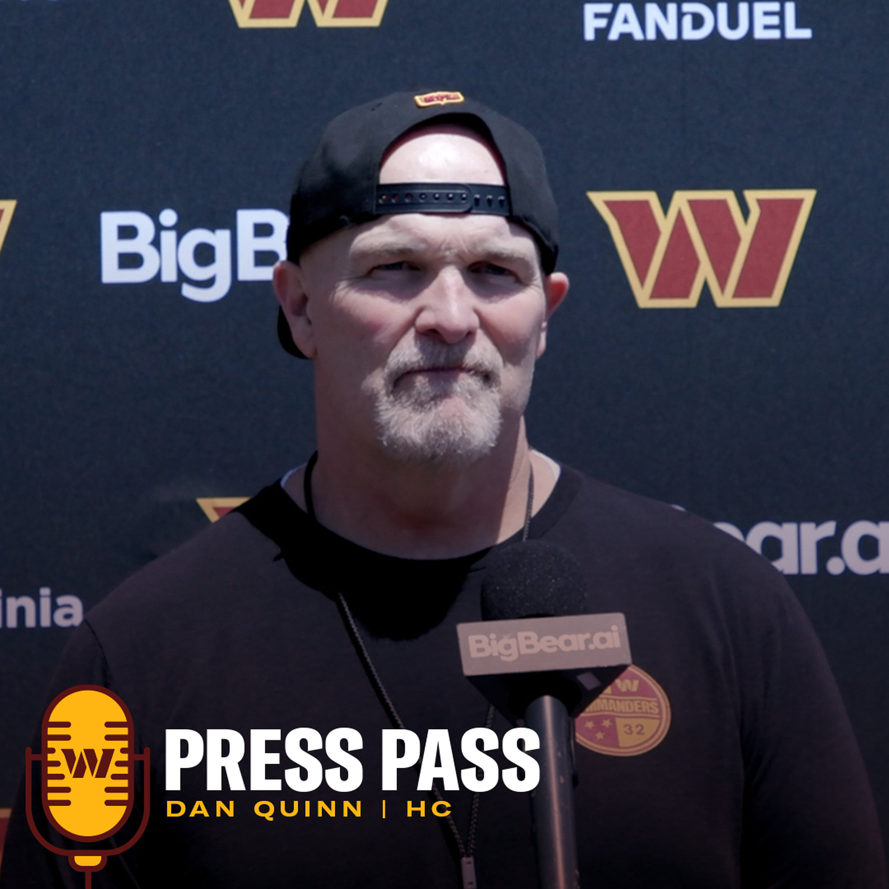 HC Dan Quinn | May 8, 2026 | Press Pass | Washington Commanders | NFL episode artwork