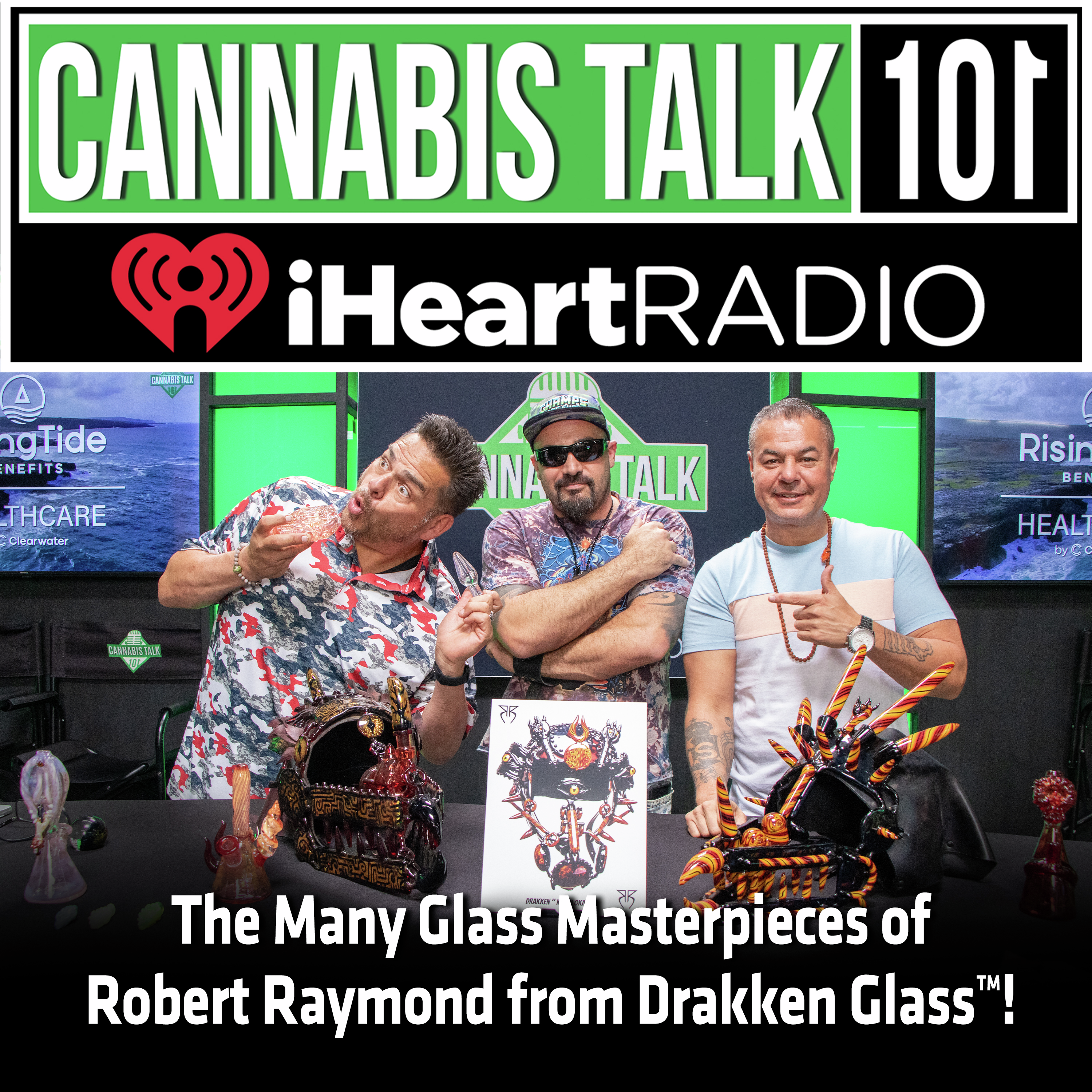 The Many Glass Masterpieces of Robert Raymond from Drakken Glass™!