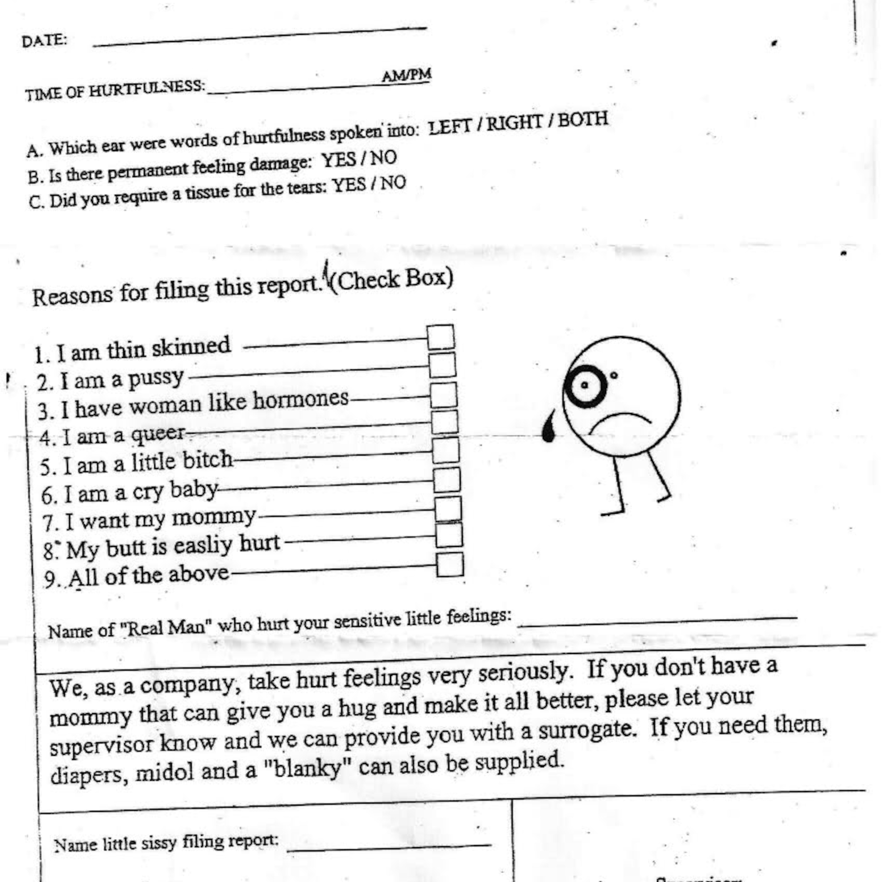 244: The Hurt Feelings Report