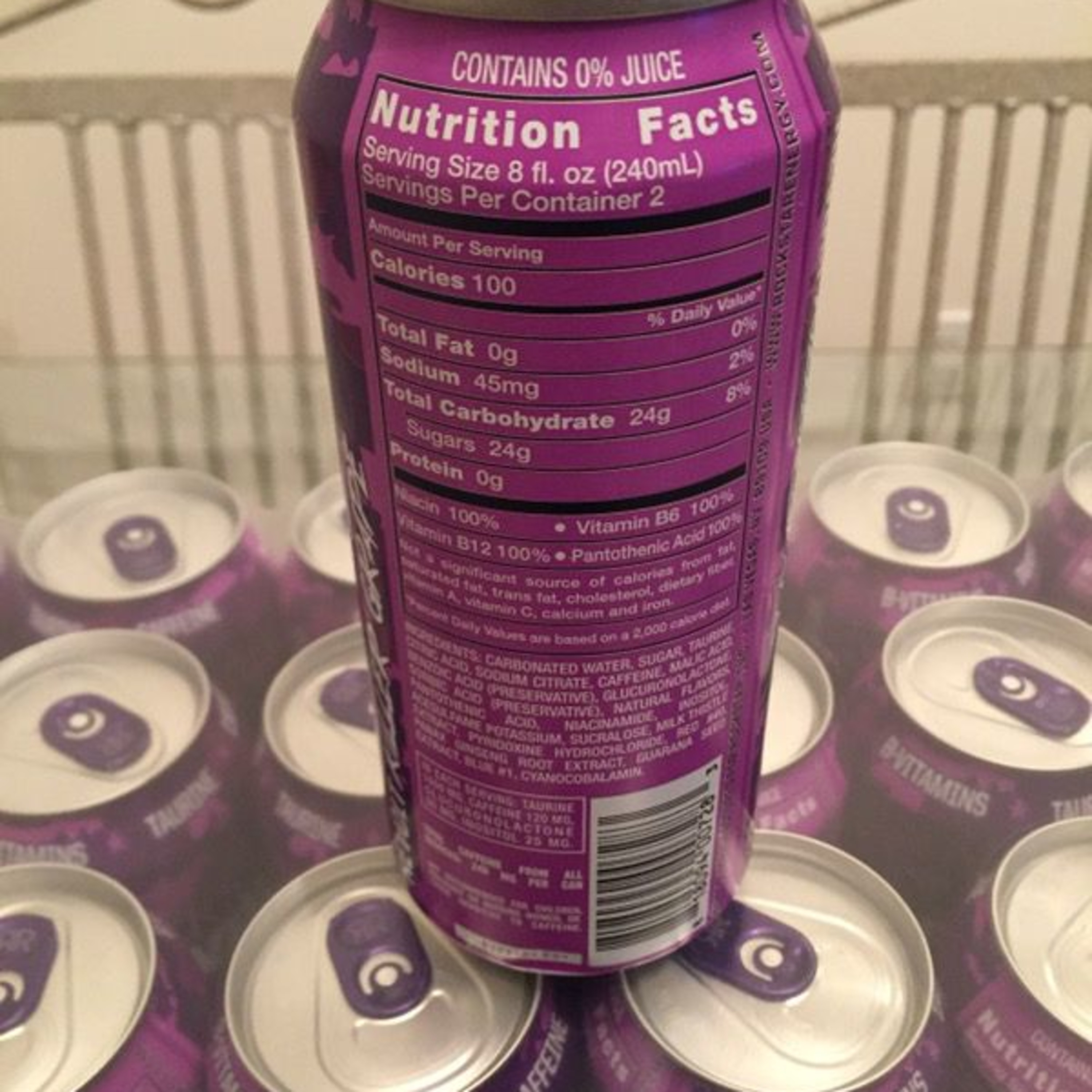 1699: JiggaBoost Grape Energy Drink
