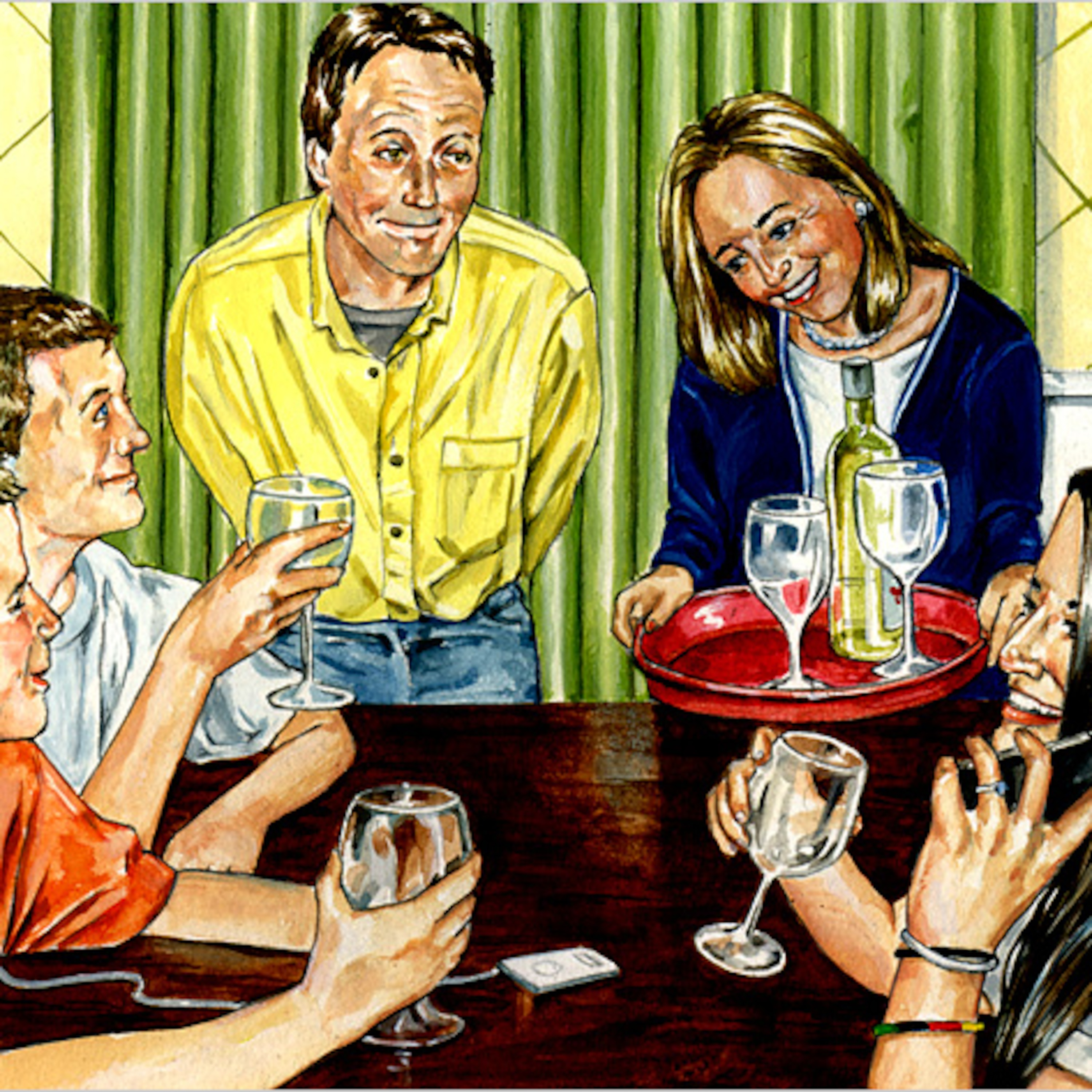1501: Wine and Crackers with Cheese