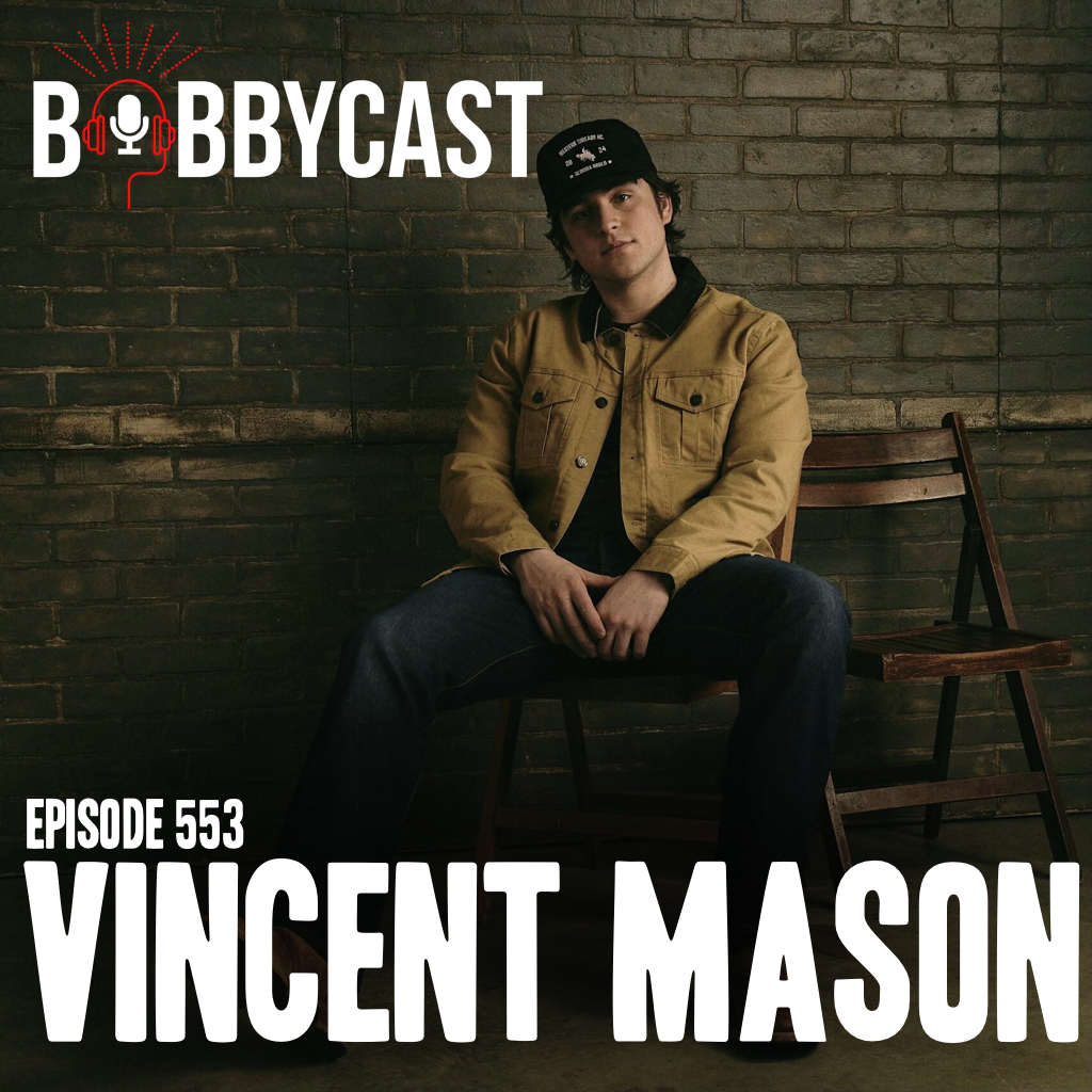 #553 - Vincent Mason on His Tour Van Losing a Tire While Going 70 mph & the Time They Hit a Black Bear and a Hawk in Back-to-Back Days on the Road + Seeing Bobby’s Doppelganger at the Gym + What He Spends His Money on + Difference in Touring from Van to Bus + Why Bobby Thought the Interview Would Only Last 30 Minutes
