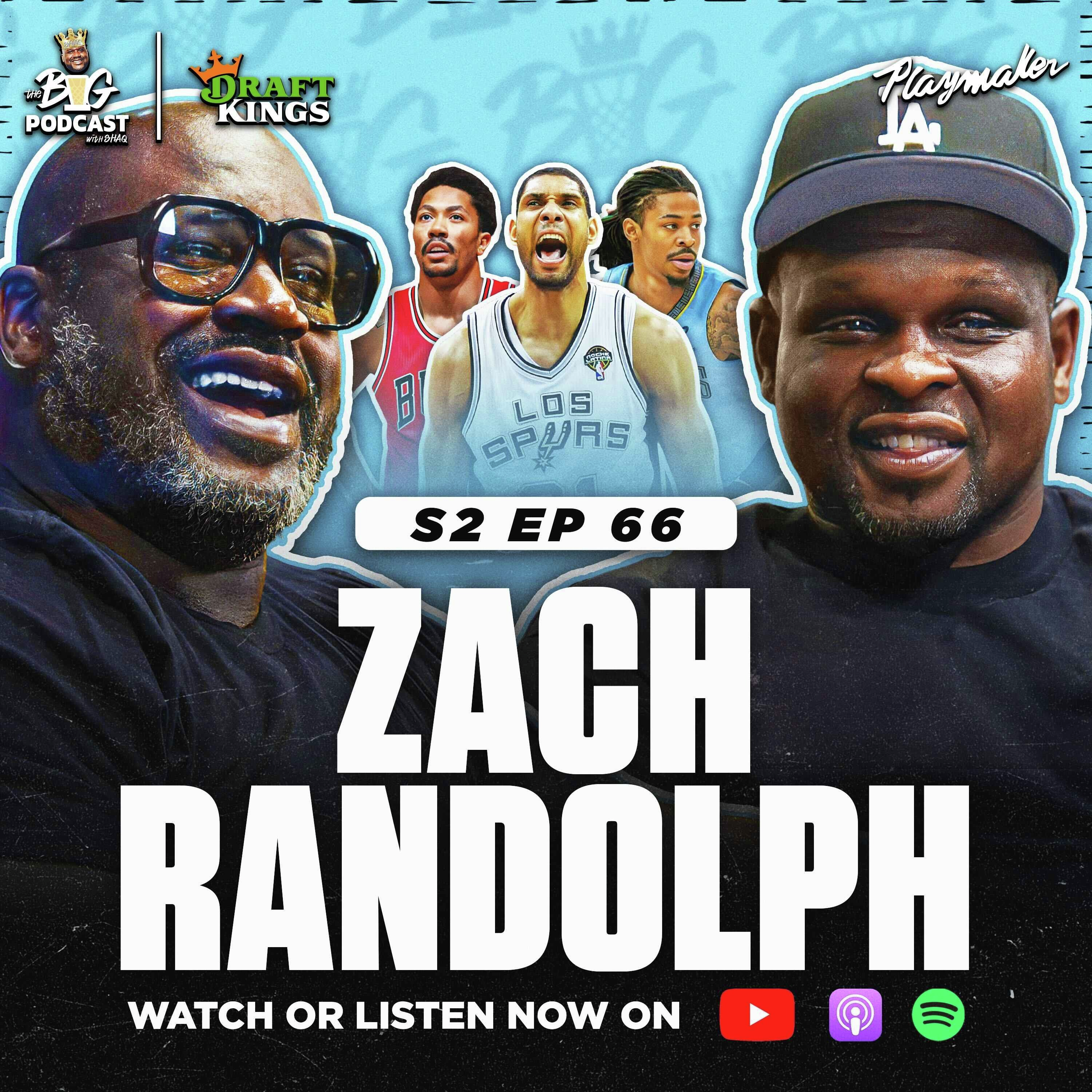 Zach Randolph & Shaq Give Shai His Flowers, Talk Giannis’ Future + Would Embiid Survive Their Era?