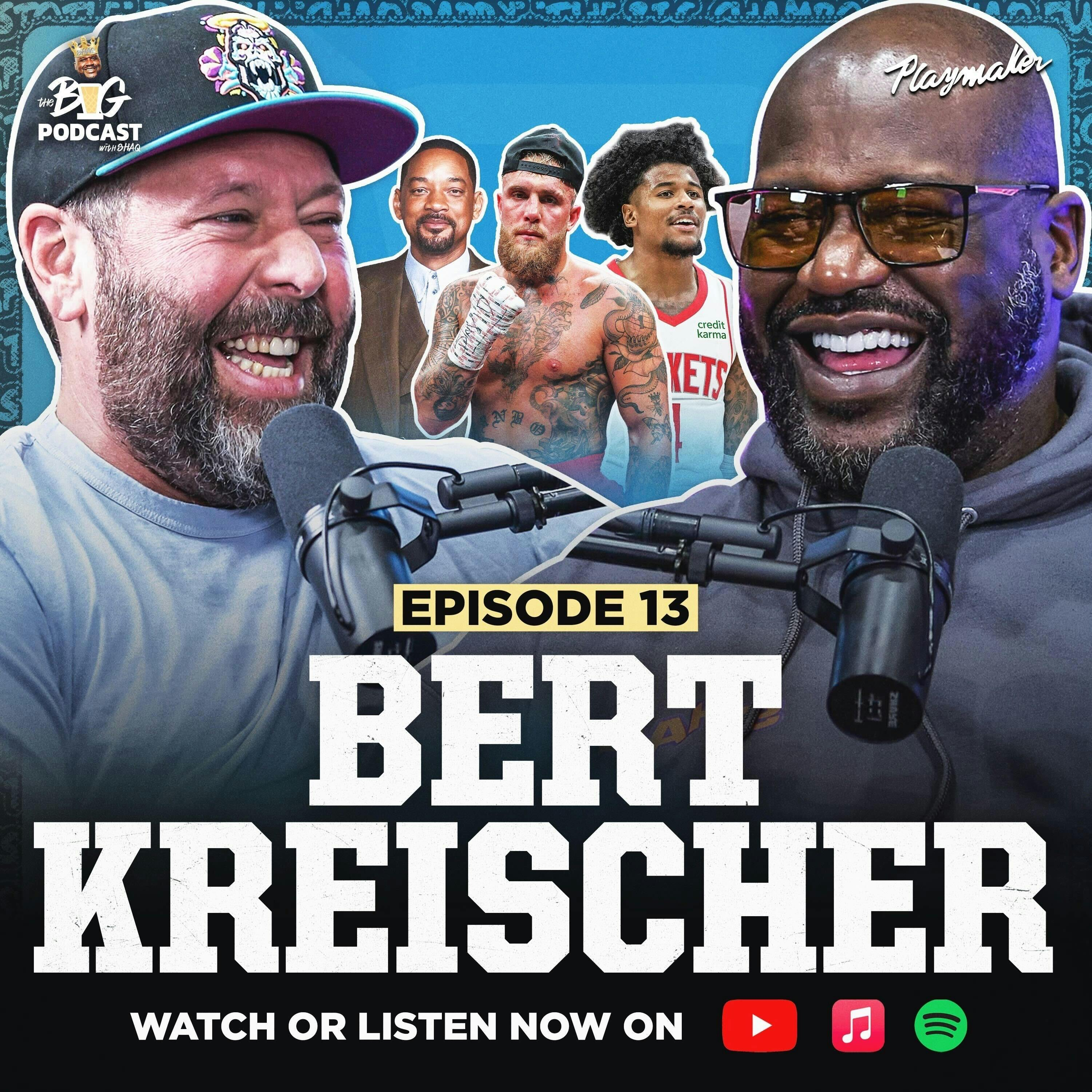 Bert Kreischer Has Shaq In Tears - Talks Tyson vs Paul, Jalen Green Controversy, and More | EP 13