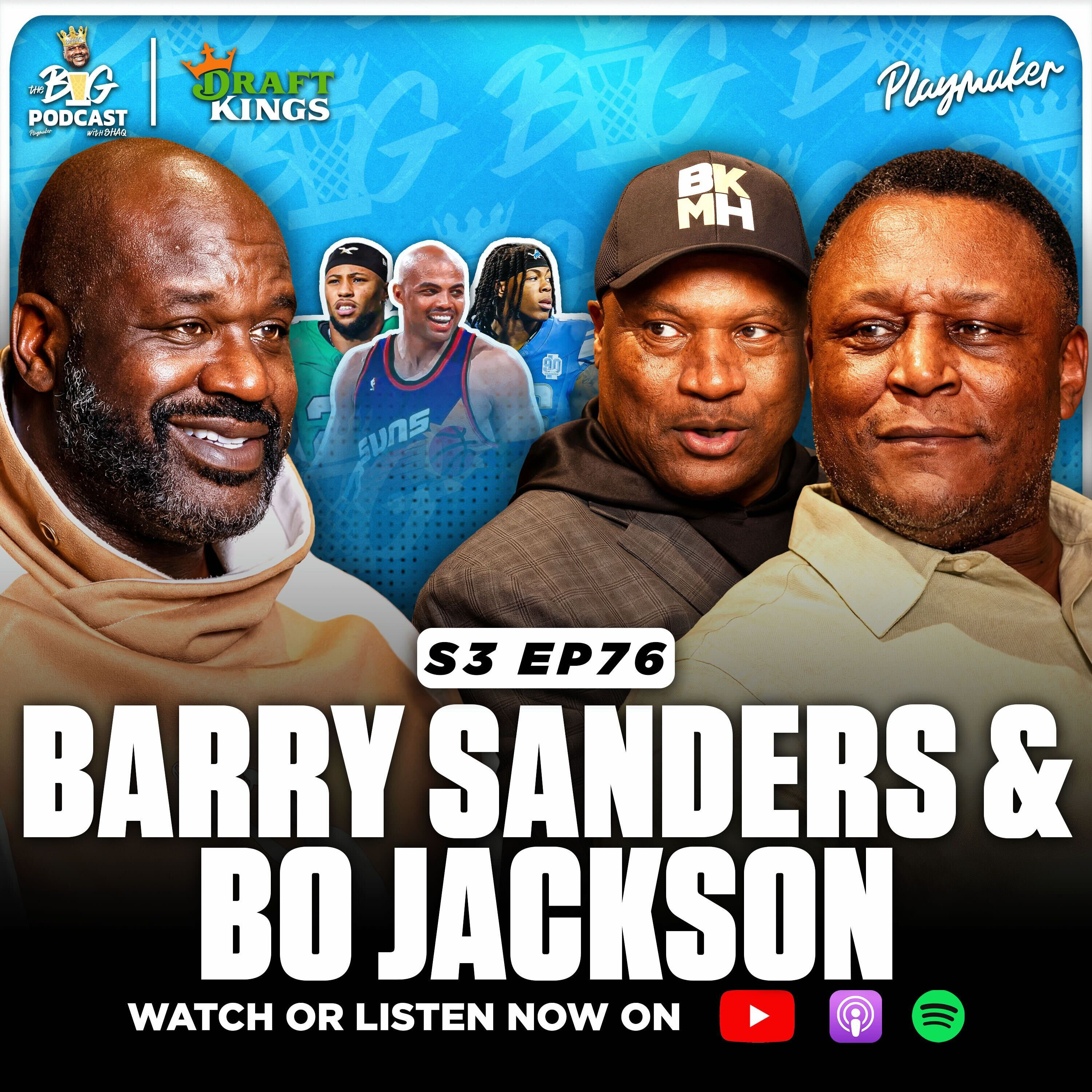 Barry Sanders Picks his Successor and Bo Jackson & Shaq Debate the Best Athletes in Sports