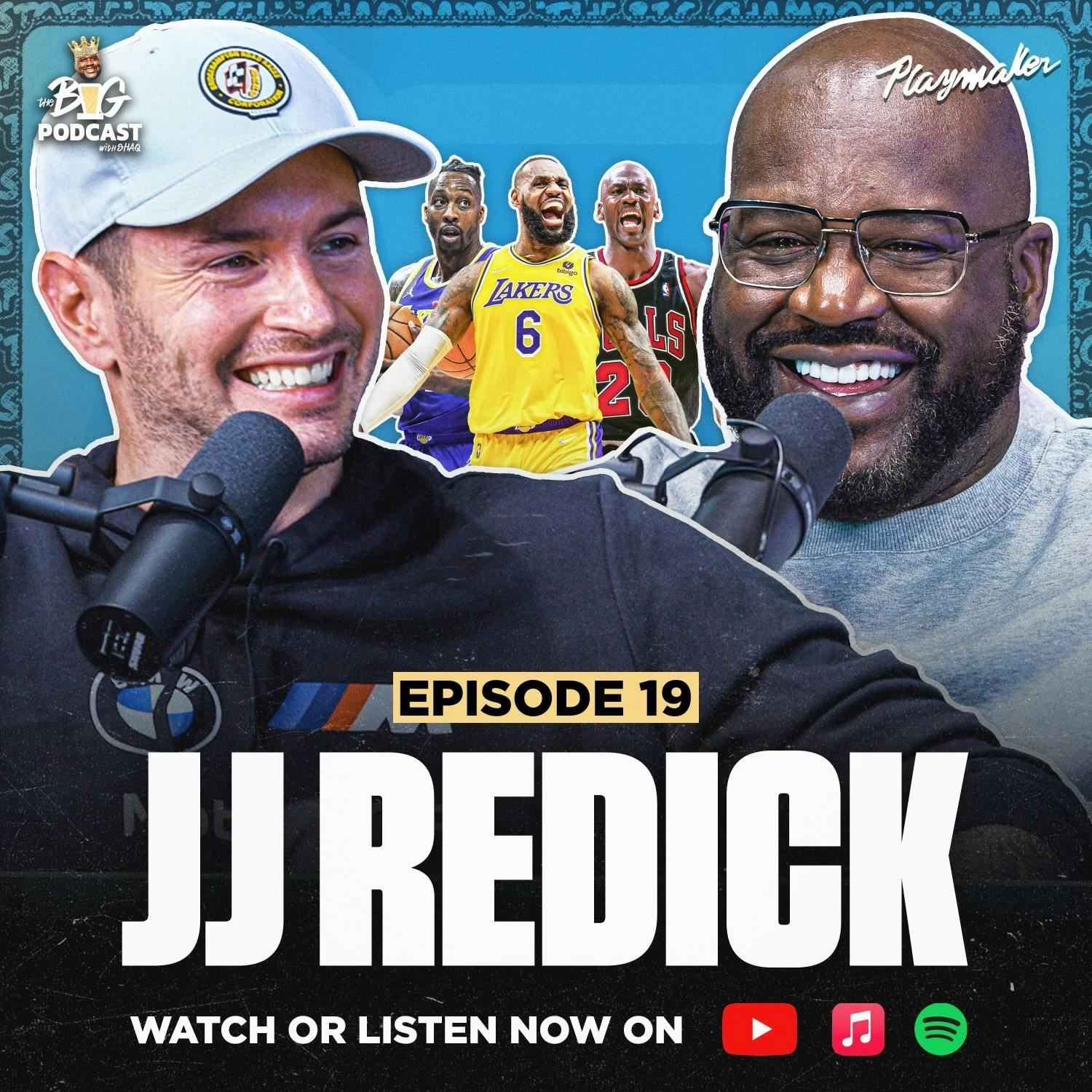 JJ Redick Calls Shaq A Hater, Rants Over GOAT Debate, NBA Playoffs, and more  | Ep 19