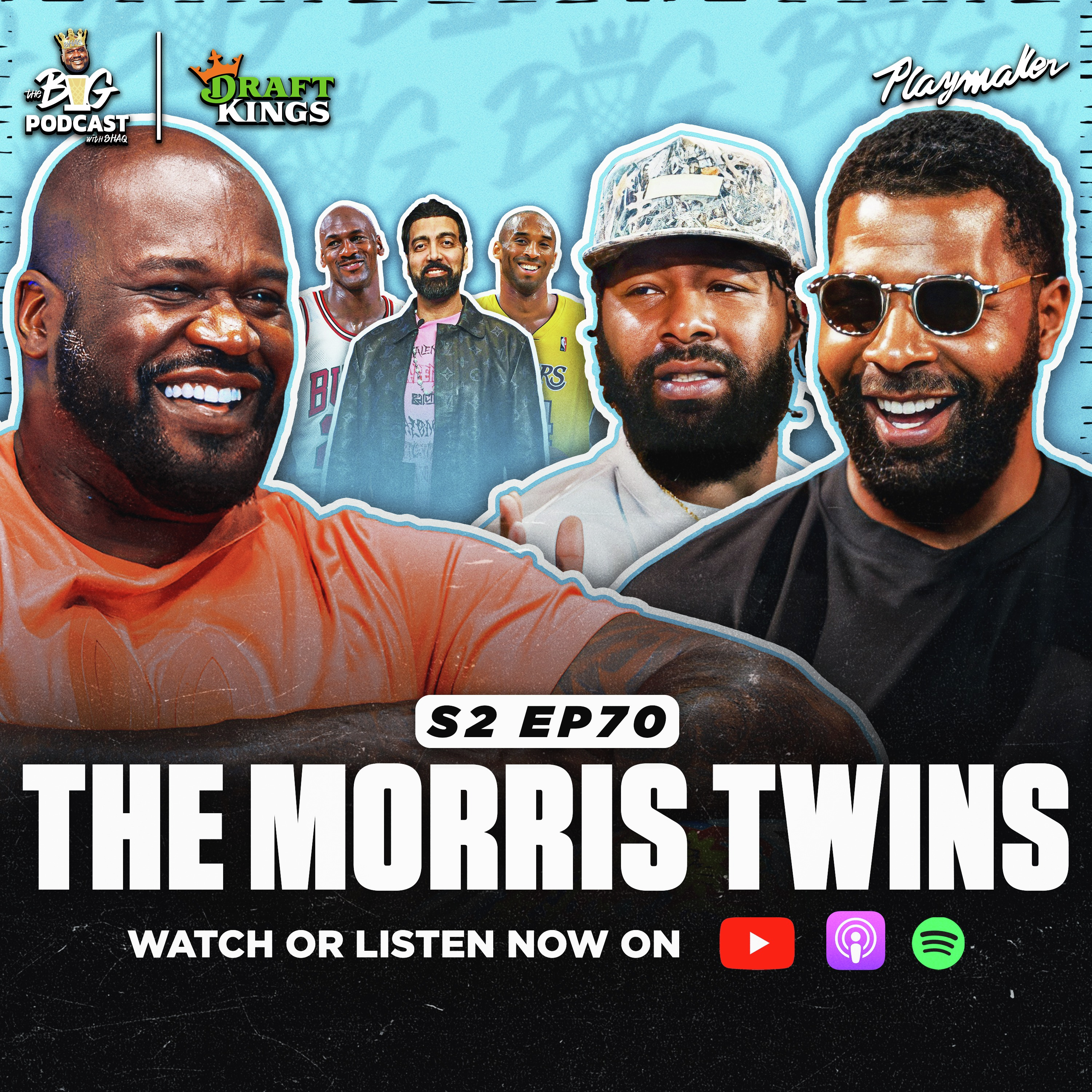 Shaq’s Thoughts On Kobe vs T-Mac, Calls Out The Morris Twins On Their Jokic Beef + 2k Ratings Debate