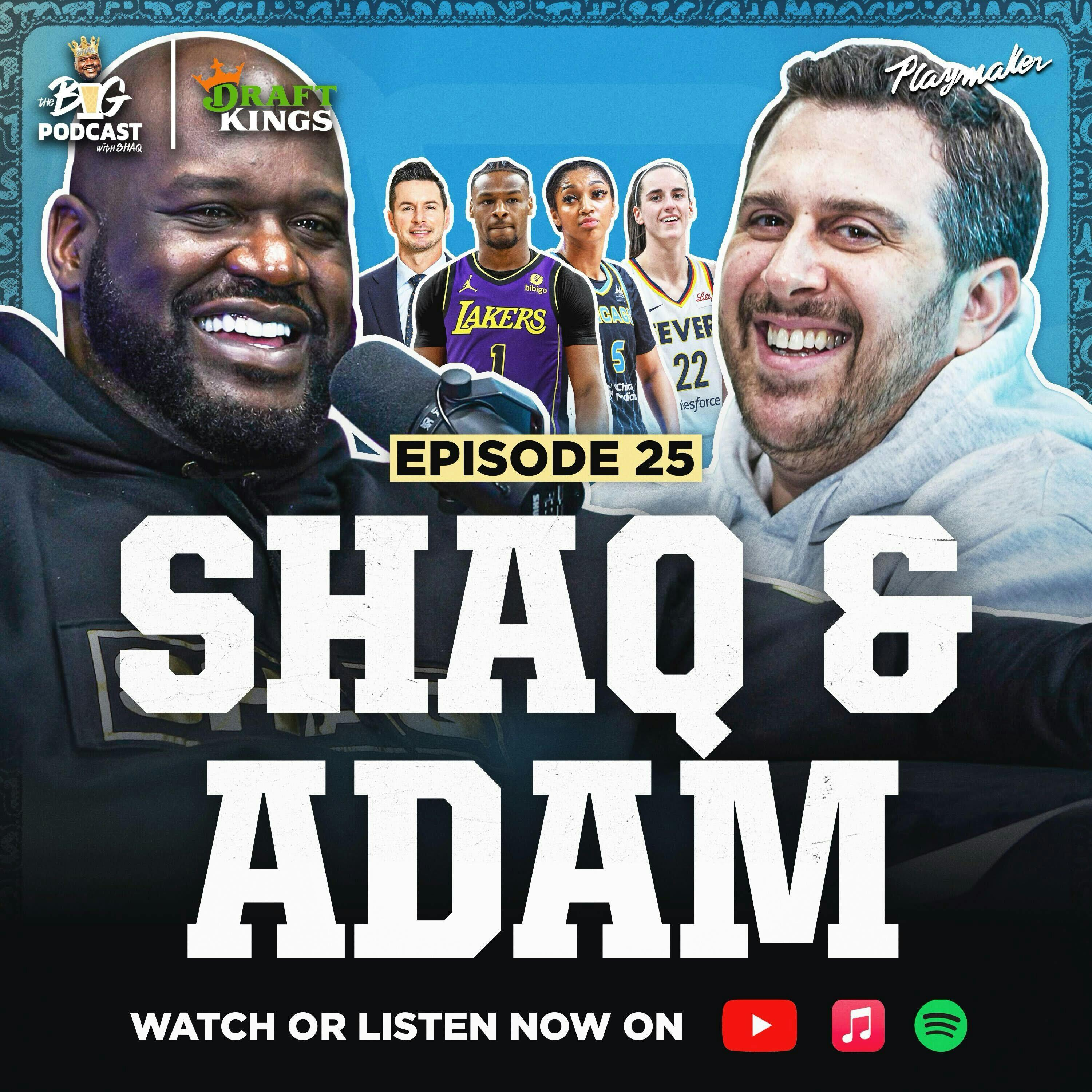 Shaq Kept It Real About Bronny, The Lakers Hiring JJ Redick & Angel Reese vs. Caitlin Clark | Ep 25