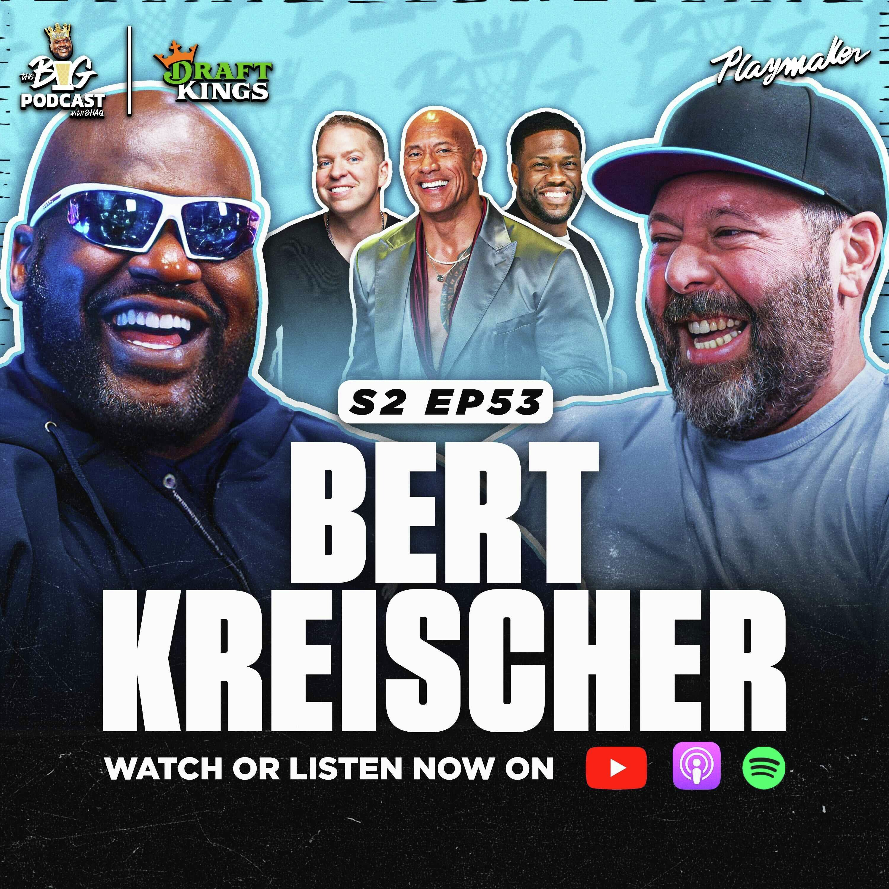 Bert Kreischer Reveals His BANNED Joke, Made Shaq Cry + Shaq Calls Out Kevin Hart & The Rock