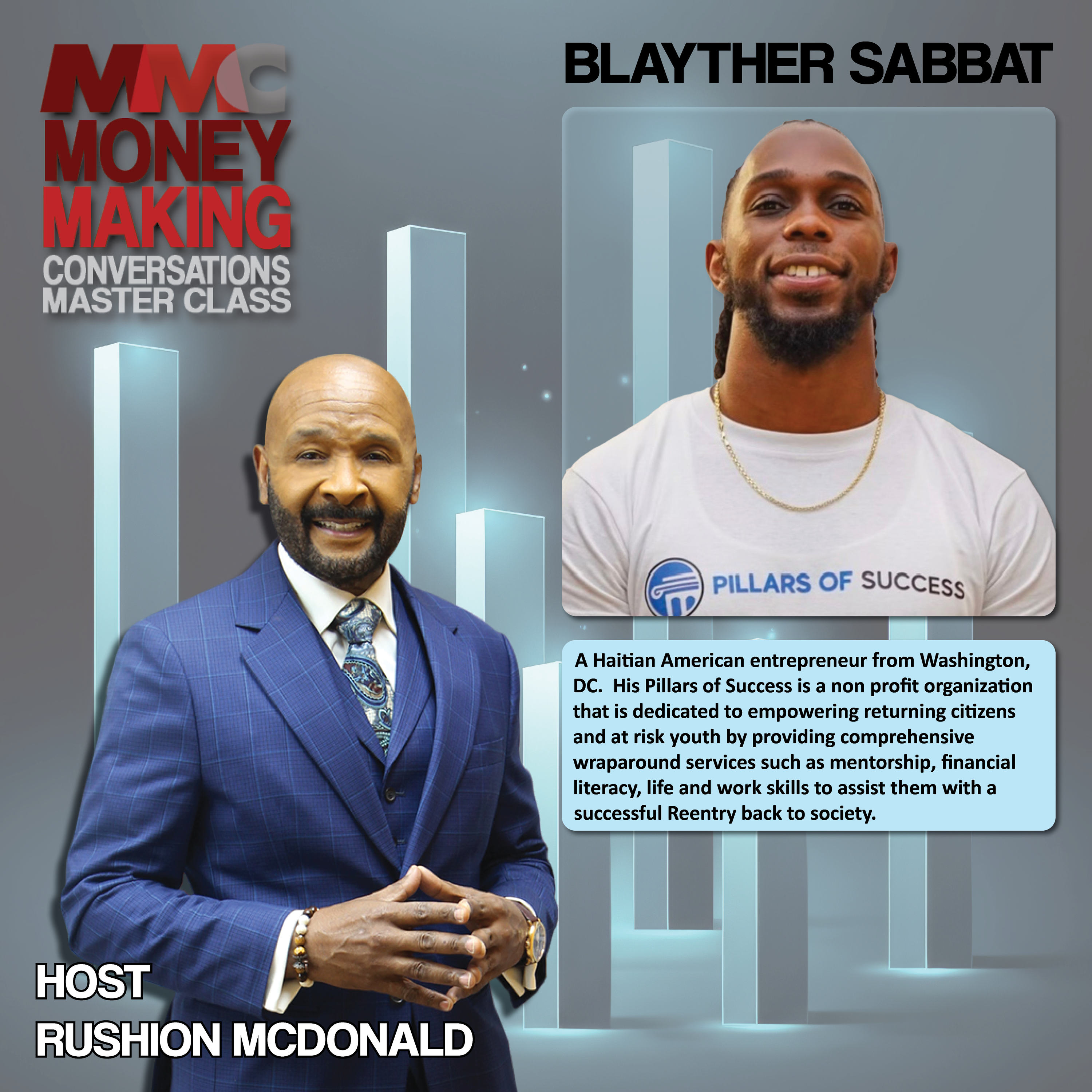 Overcoming the Odds: He discusses strategies for reducing recidivism and creating pathways to success via career development.