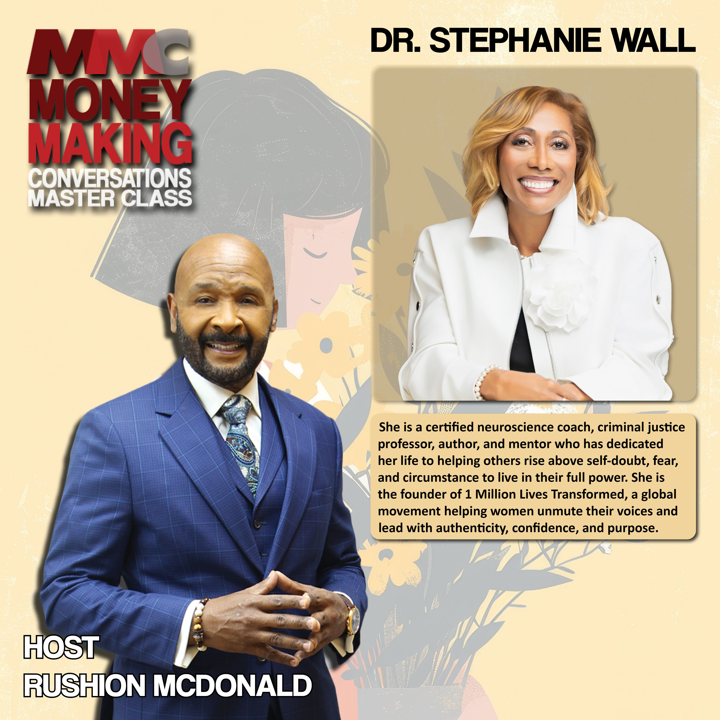 Uplift: Founder of 1 Million Lives Transform, focused on empowering women to reclaim their voices. Uplift: Founder of 1 Million Lives Transform, focused on empowering women to reclaim their voices.