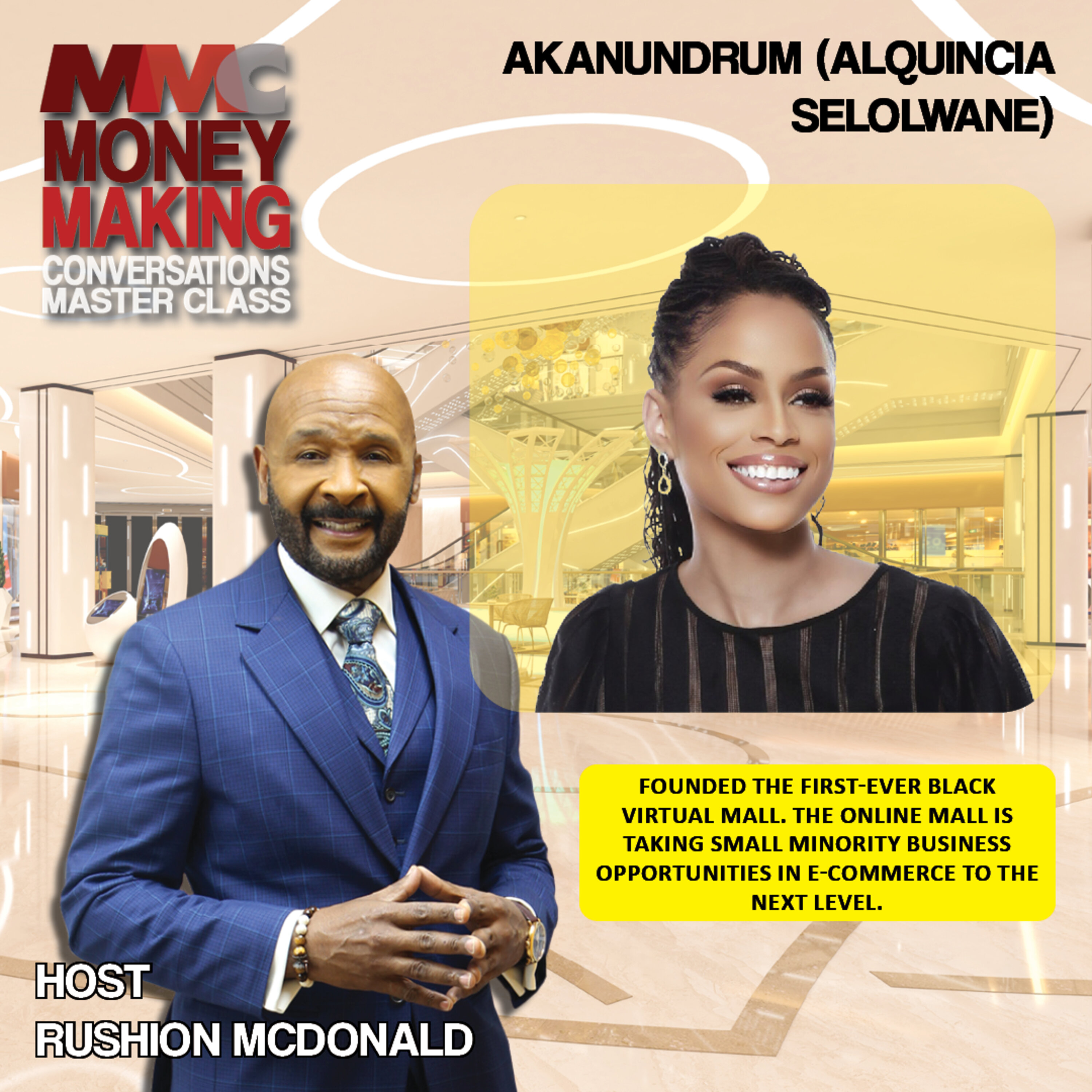 First-ever Black Virtual Shopping Mall founded by Alquincia Selolwane.