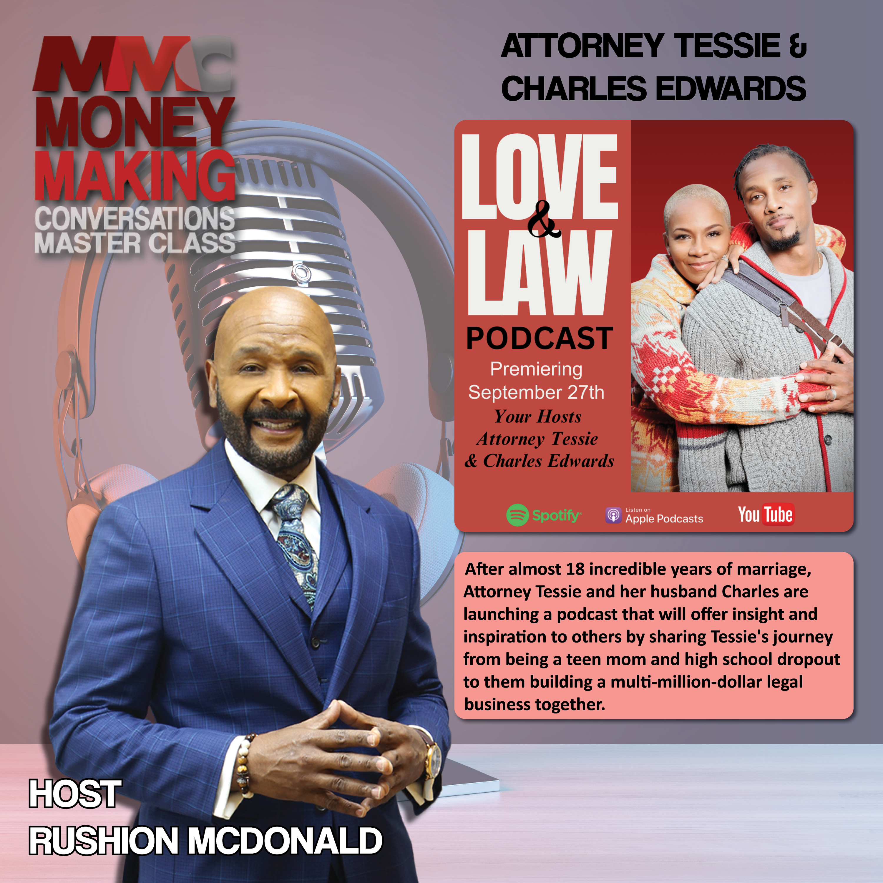 Love and Law: A married couple built a successful multi-million dollar law firm.
