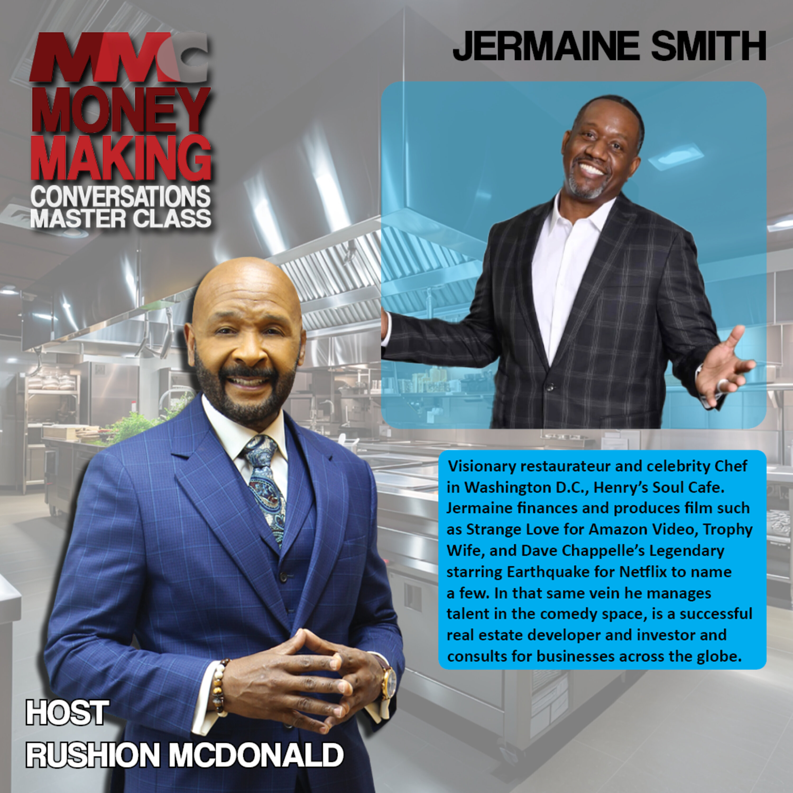Celebrity Soul Food Chef Jermaine Smith reveals the Mumbo Sauce history and his popular Washington D.C. based restaurant Henry's Soul Cafe in the DMV.