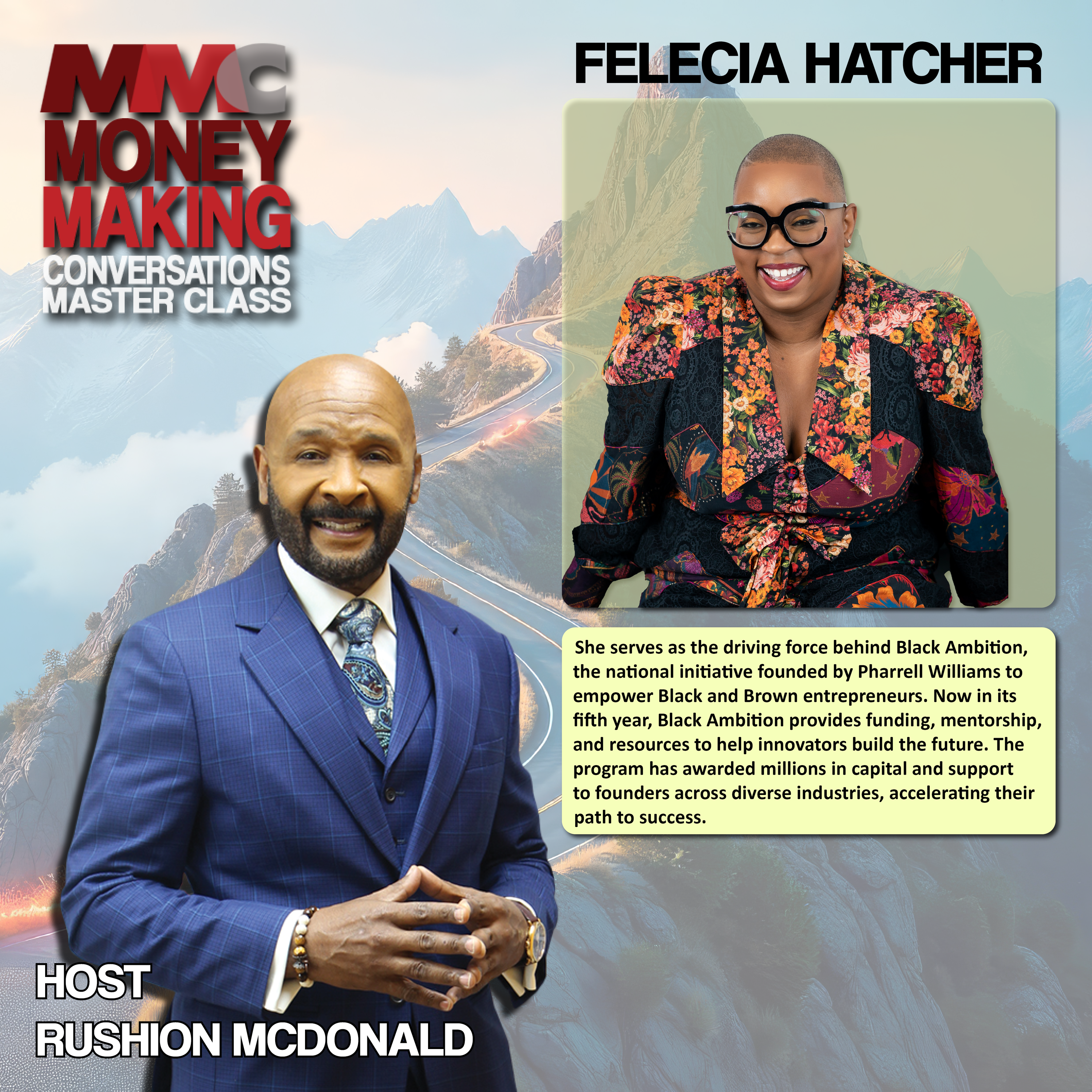 Brand Building: A national initiative founded by Grammy winner Pharrell Williams that funds and mentors Black and Brown entrepreneurs.