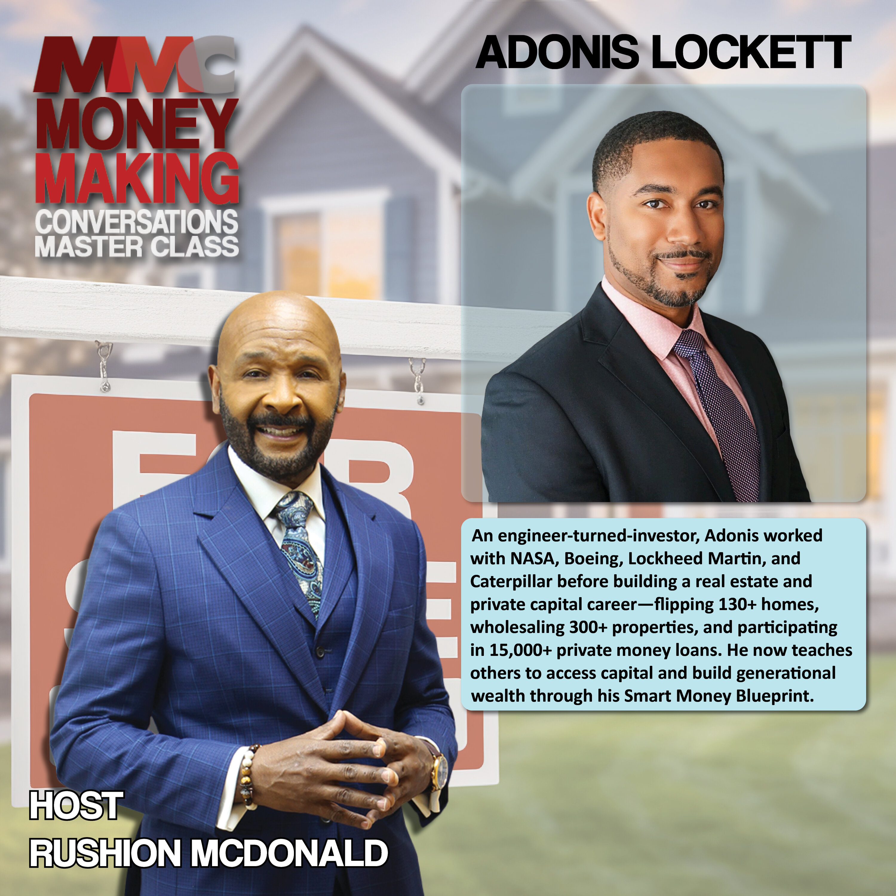 Career Change: His Smart Money Blueprint system focuses on the money side of real estate investment.