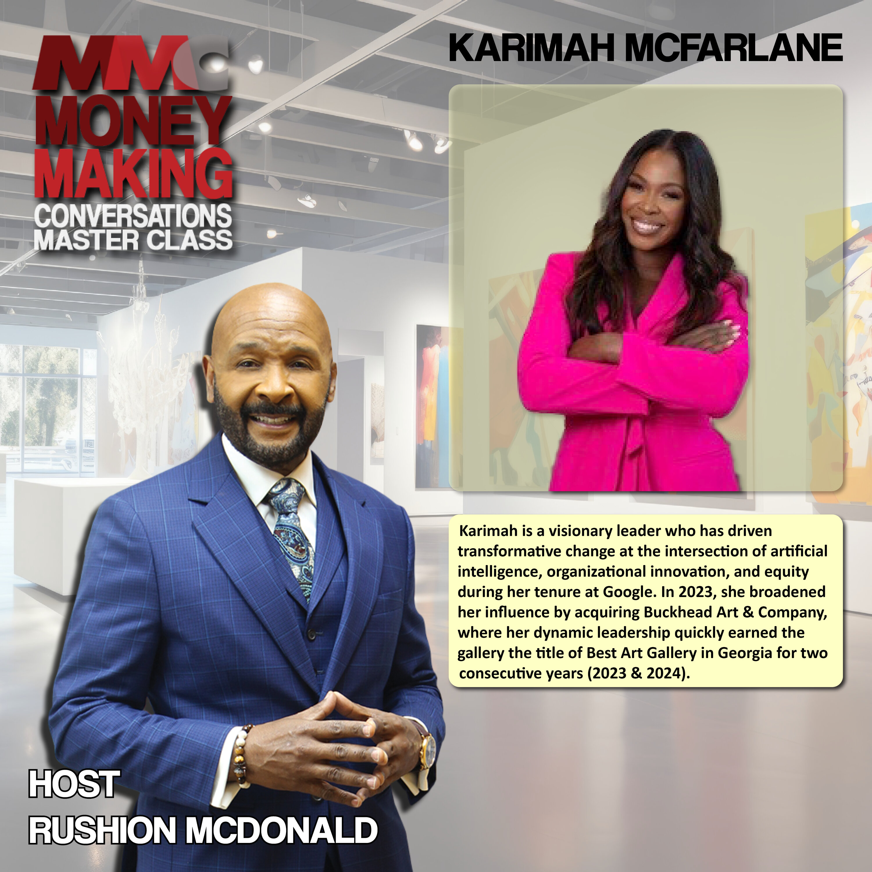 Financial Tip: She understands the value of art as a tool for wealth-building and cultural empowerment.