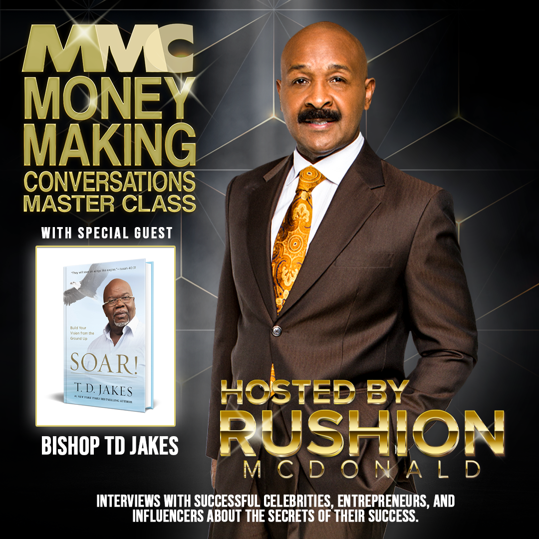 "Soar! Build Your Vision from the Ground Up" book by #1 New York Times bestseller T. D. Jakes.
