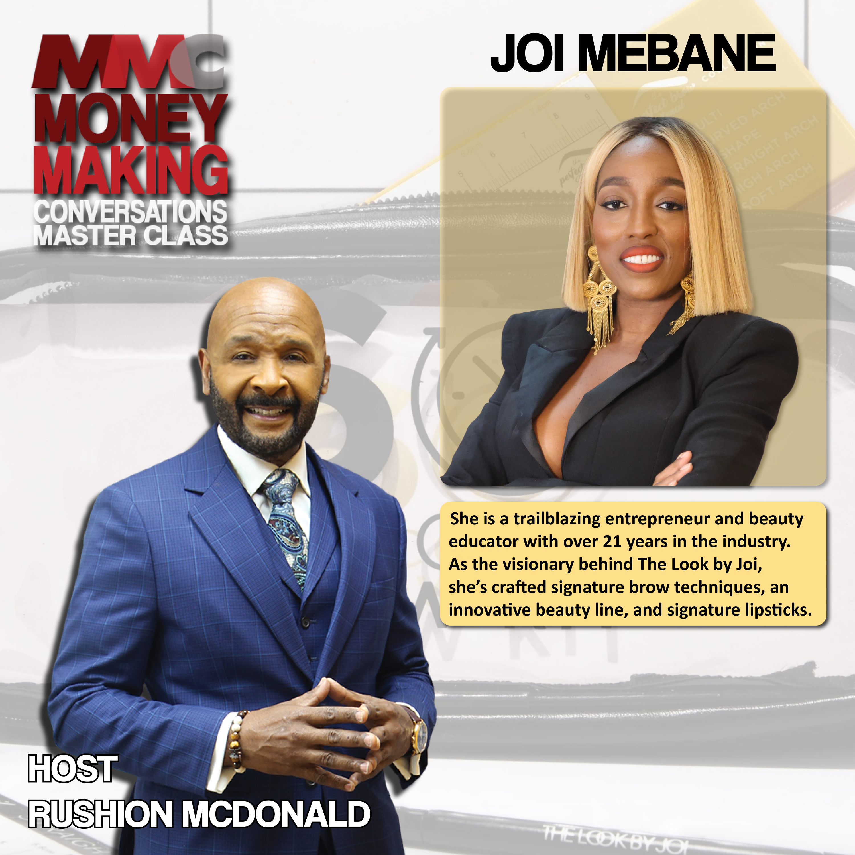 Building Your Brand: She created the 60 Second Brow Kit & signature lipsticks, The Look by Joi.