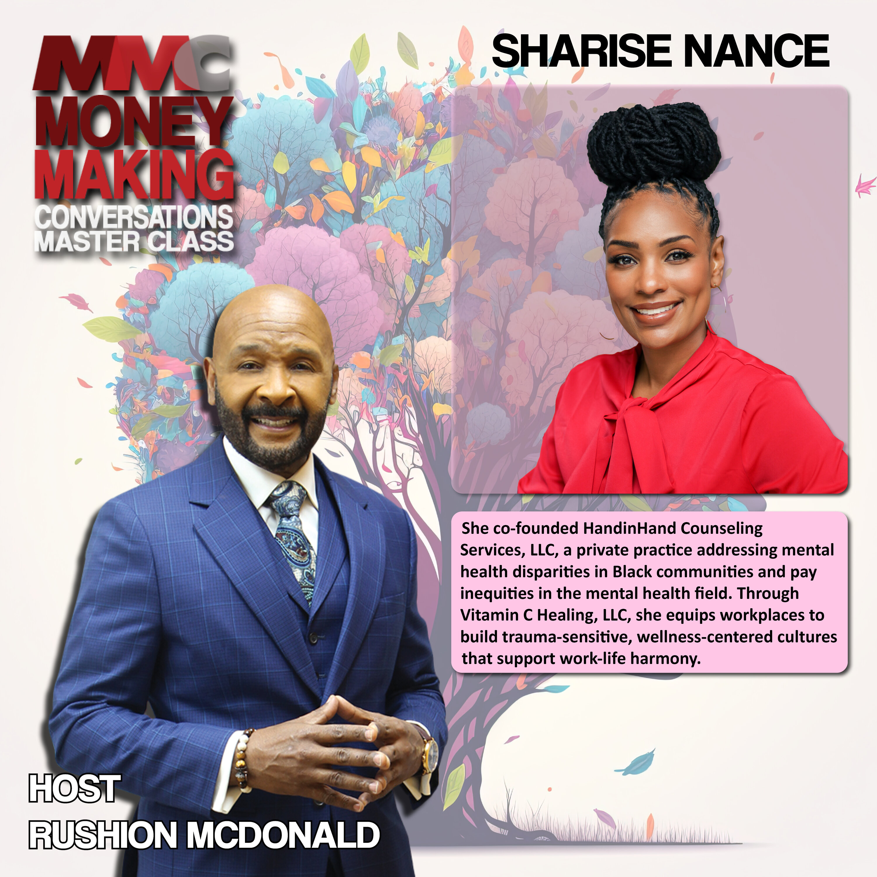 Uplift: She educates on stress, burnout, compassion fatigue, and financial equity in the mental health field. Uplift: She educates on stress, burnout, compassion fatigue, and financial equity in the mental health field.