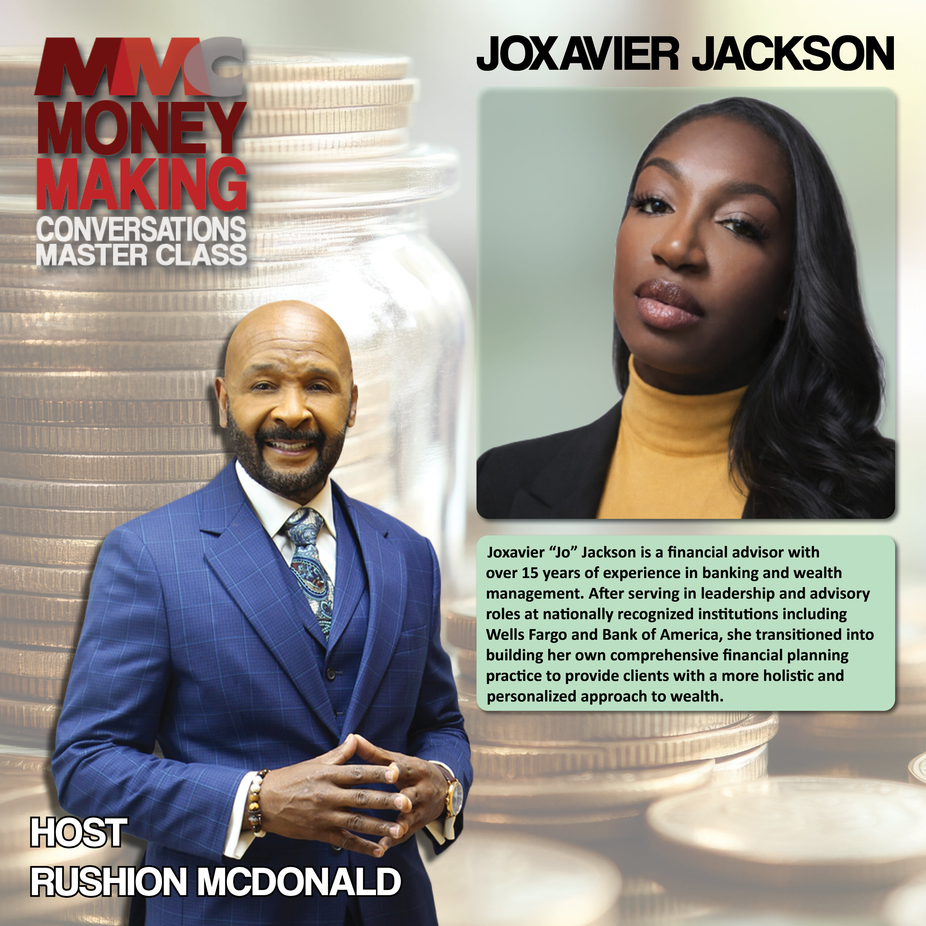 Financial Tips: She breaks down long‑term wealth: insurance, asset allocation and retirement accounts for individuals and business owners.