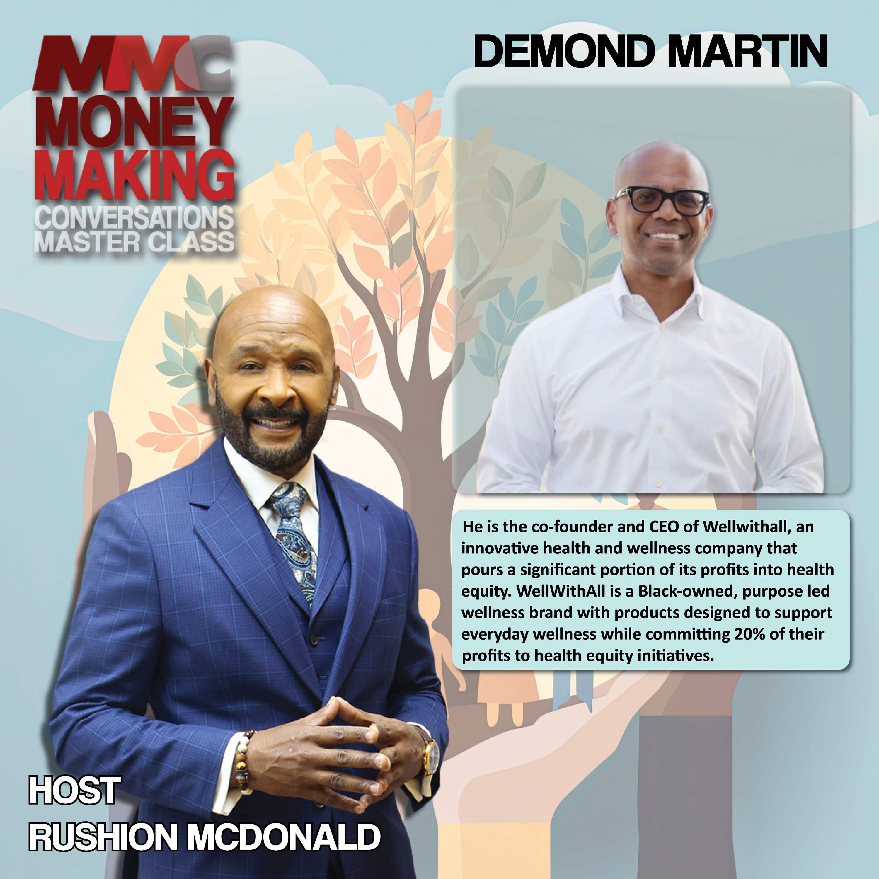 Brand Building: He discusses $1M AI Health Equity Prize and need to prepare younger generations for healthier futures.