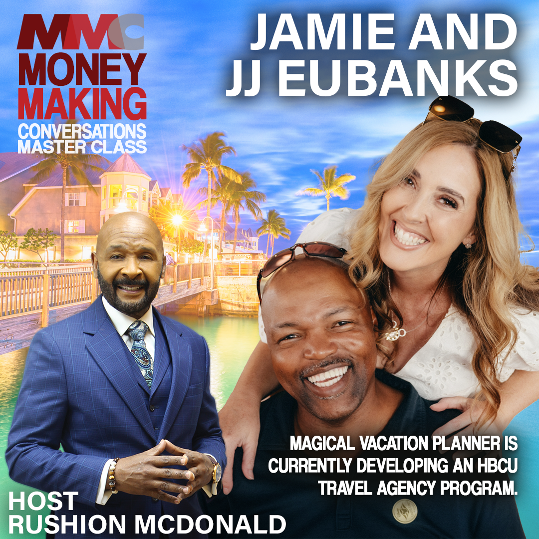 JJ and Jaime Eubanks, founders of Magical Vacation Planners, are currently developing an HBCU Travel Agency Program.