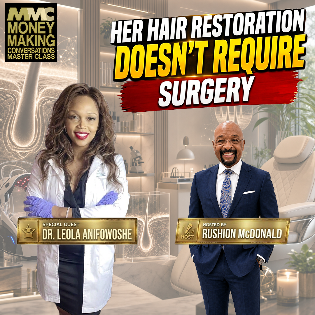 Motivation: Her husband’s reaction to her baldness inspired her to create effective products. episode artwork