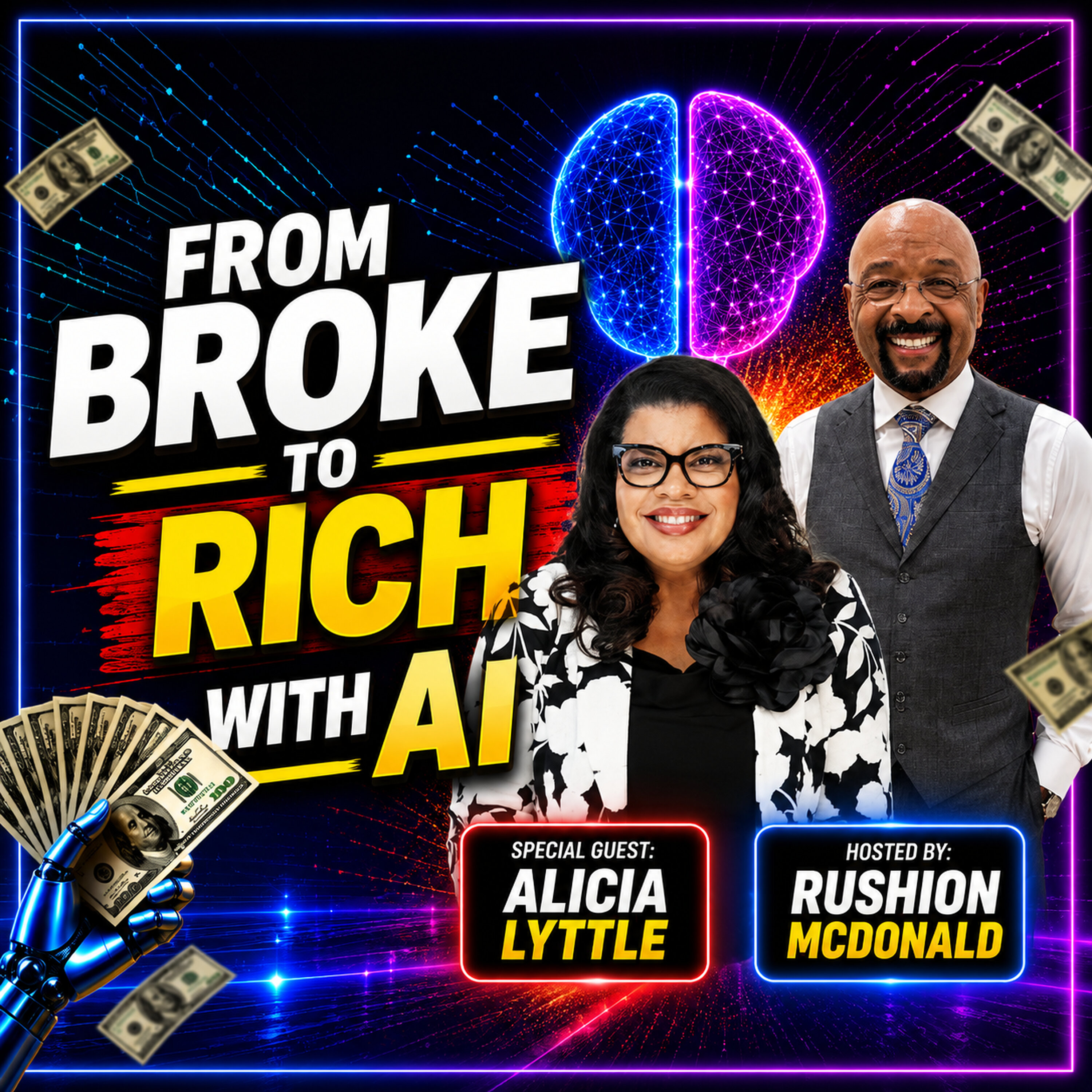 AI Queen: Alicia helps entrepreneurs and small businesses understand and adopt artificial intelligence. episode artwork